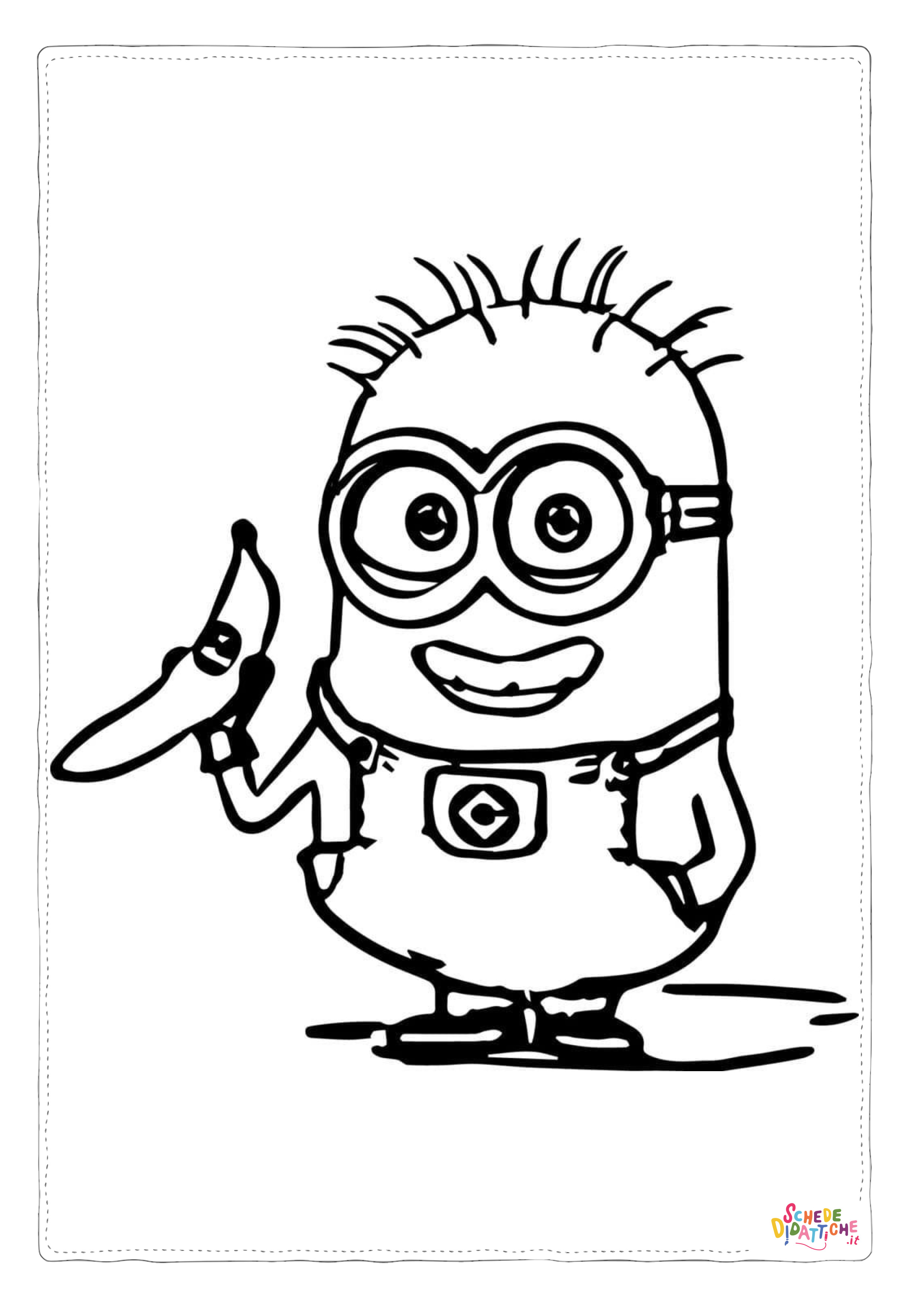 Disegno "Disegno di Cattivissimo me - Minions da stampare e colorare 76" Disegno di Cattivissimo me - Minions da stampare e colorare 76