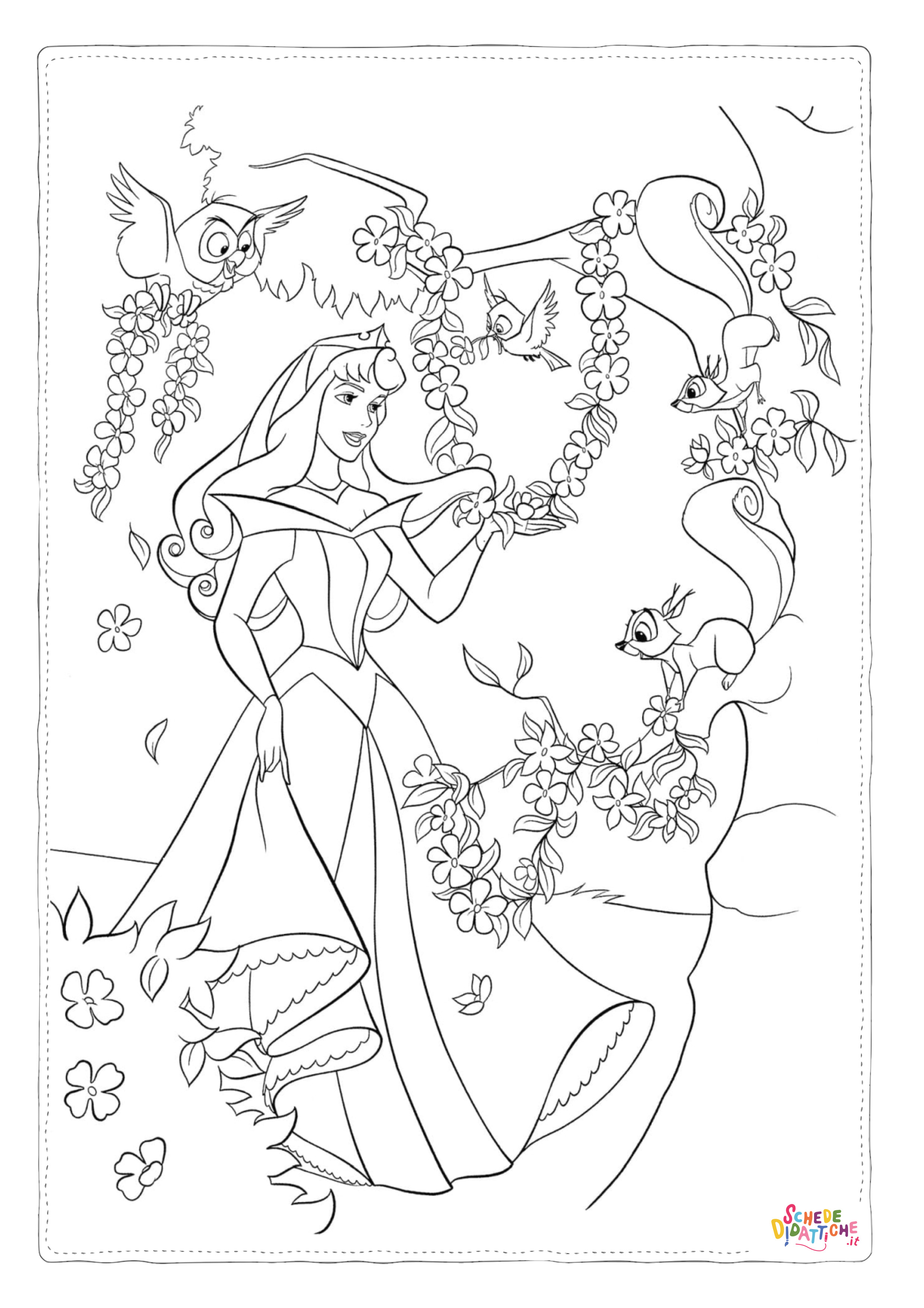 Disegno "Disegno di Tutte le principesse Disney da stampare e colorare 31" Disegno di Tutte le principesse Disney da stampare e colorare 31