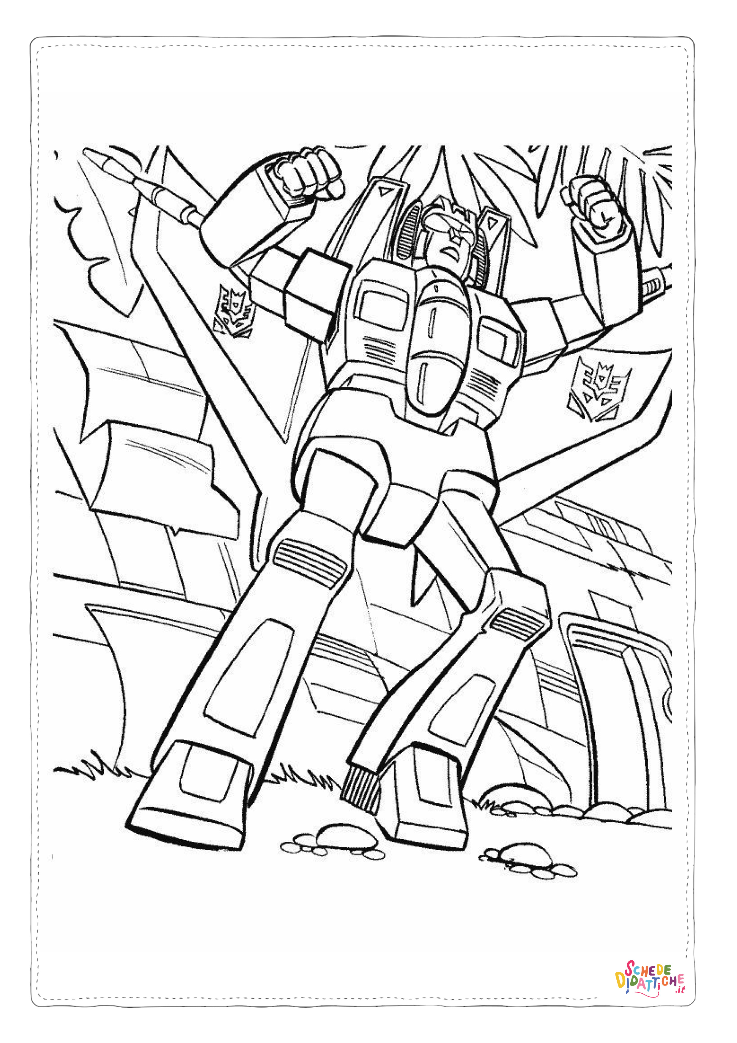 Disegno "Disegno di Transformers da stampare e colorare 74" Disegno di Transformers da stampare e colorare 74