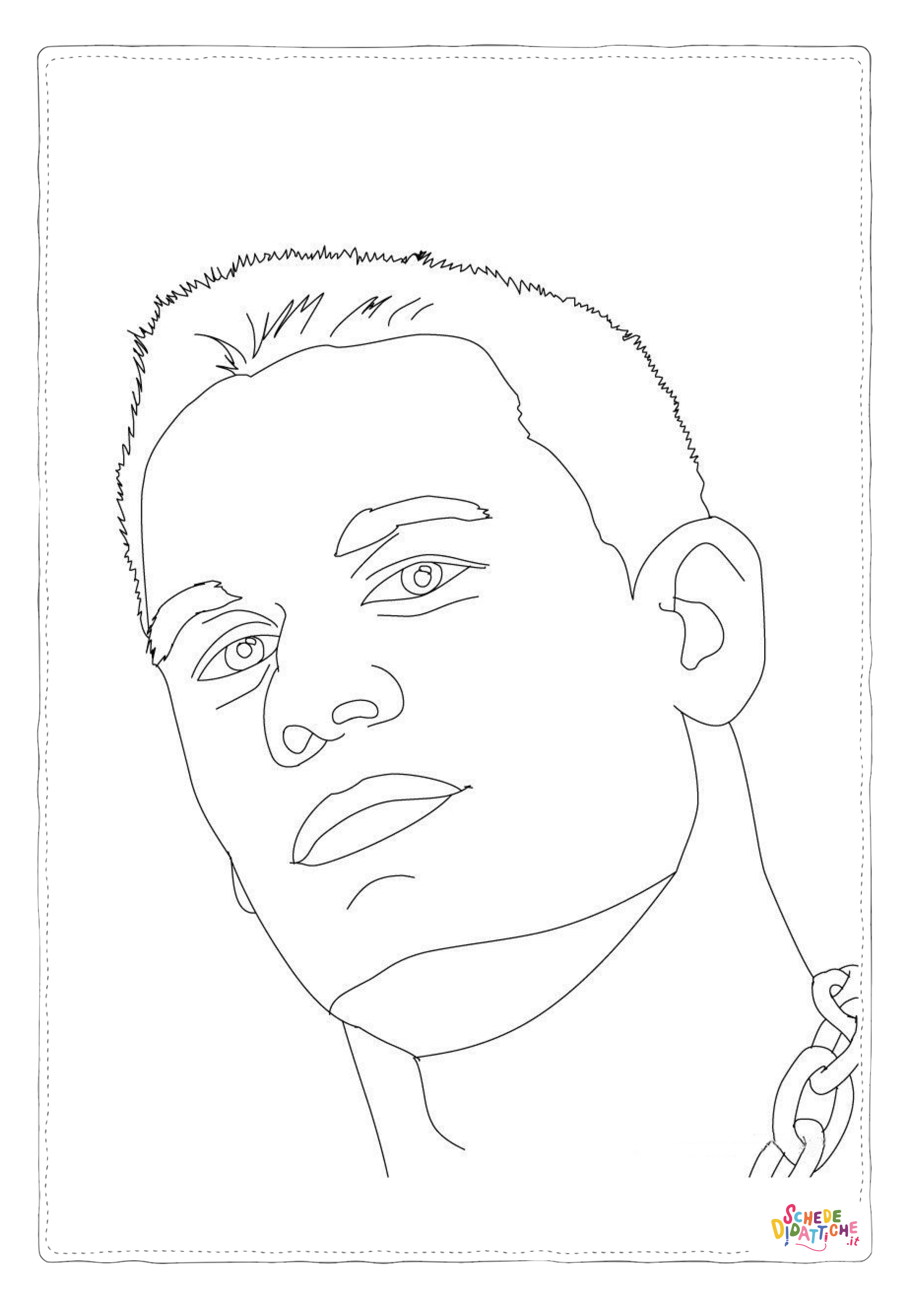 Disegno "Disegno di persona famosa da stampare e colorare 21" Disegno di persona famosa da stampare e colorare 21