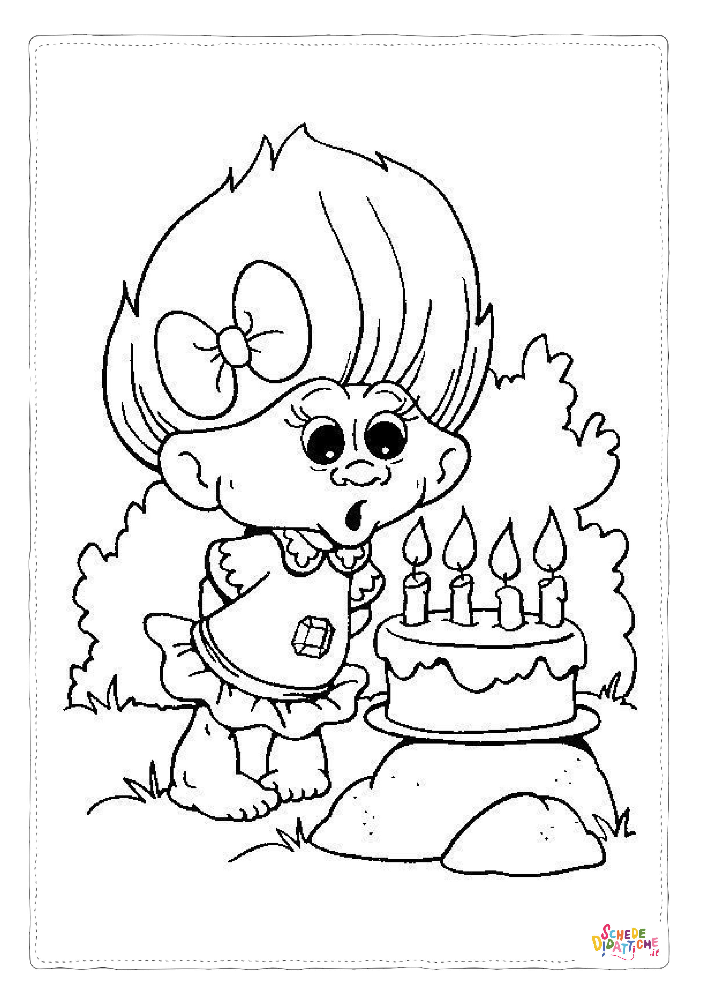 Disegno "Disegno di compleanno da stampare e colorare 104" Disegno di compleanno da stampare e colorare 104