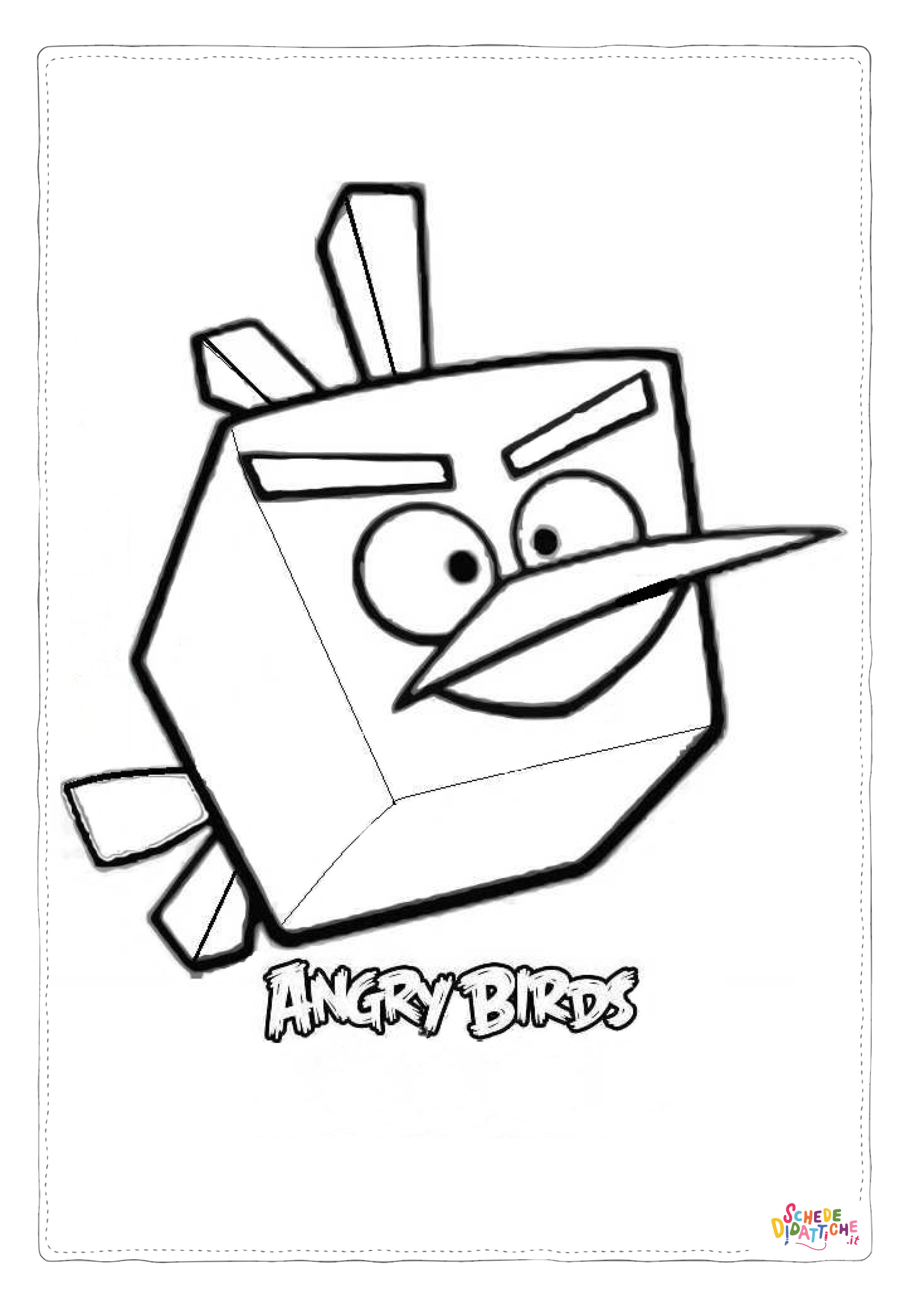 Disegno "Disegno di Angry birds da stampare e colorare 3" Disegno di Angry birds da stampare e colorare 3