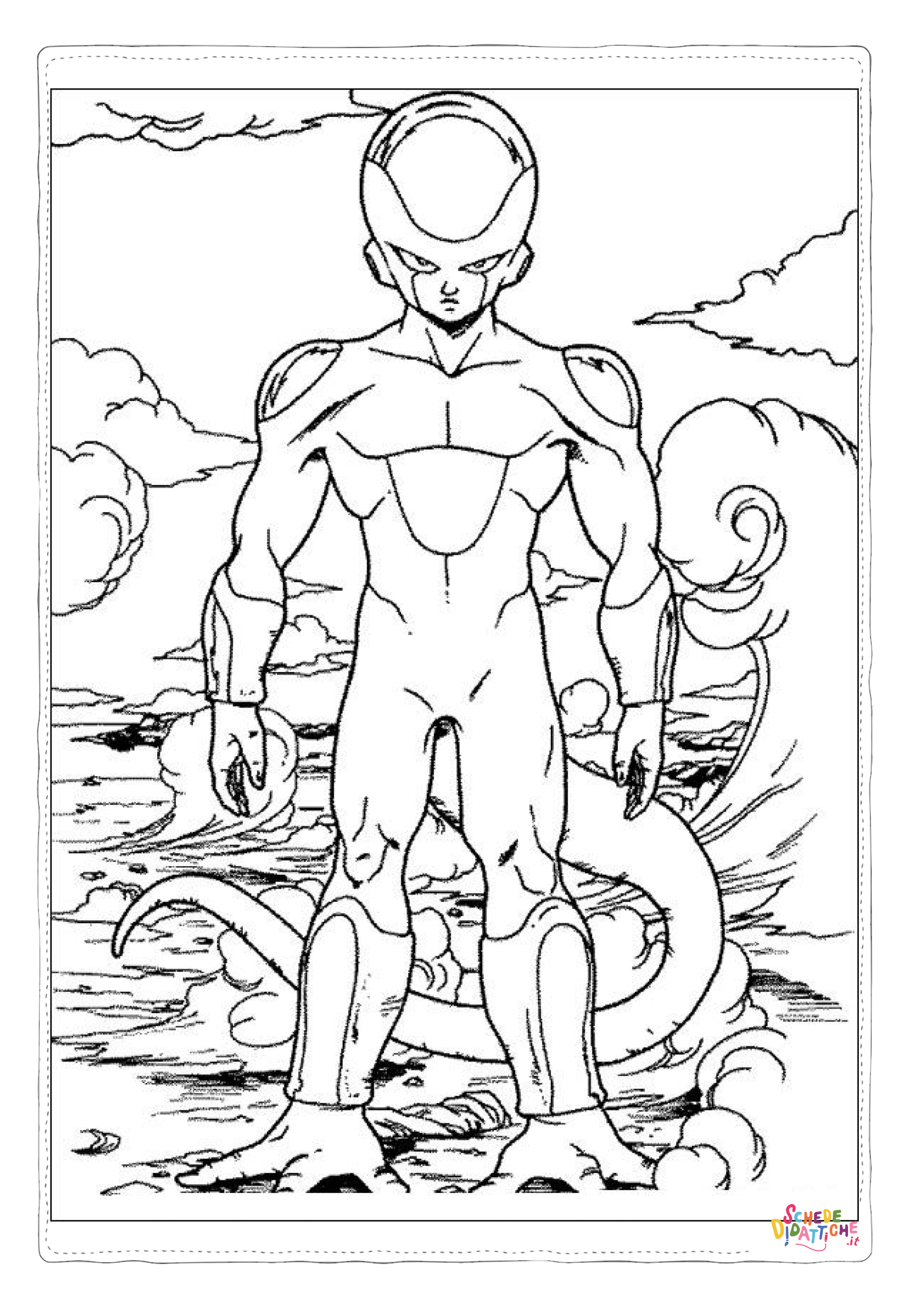 Disegno "Disegno di Dragon Ball da stampare e colorare 70" Disegno di Dragon Ball da stampare e colorare 70