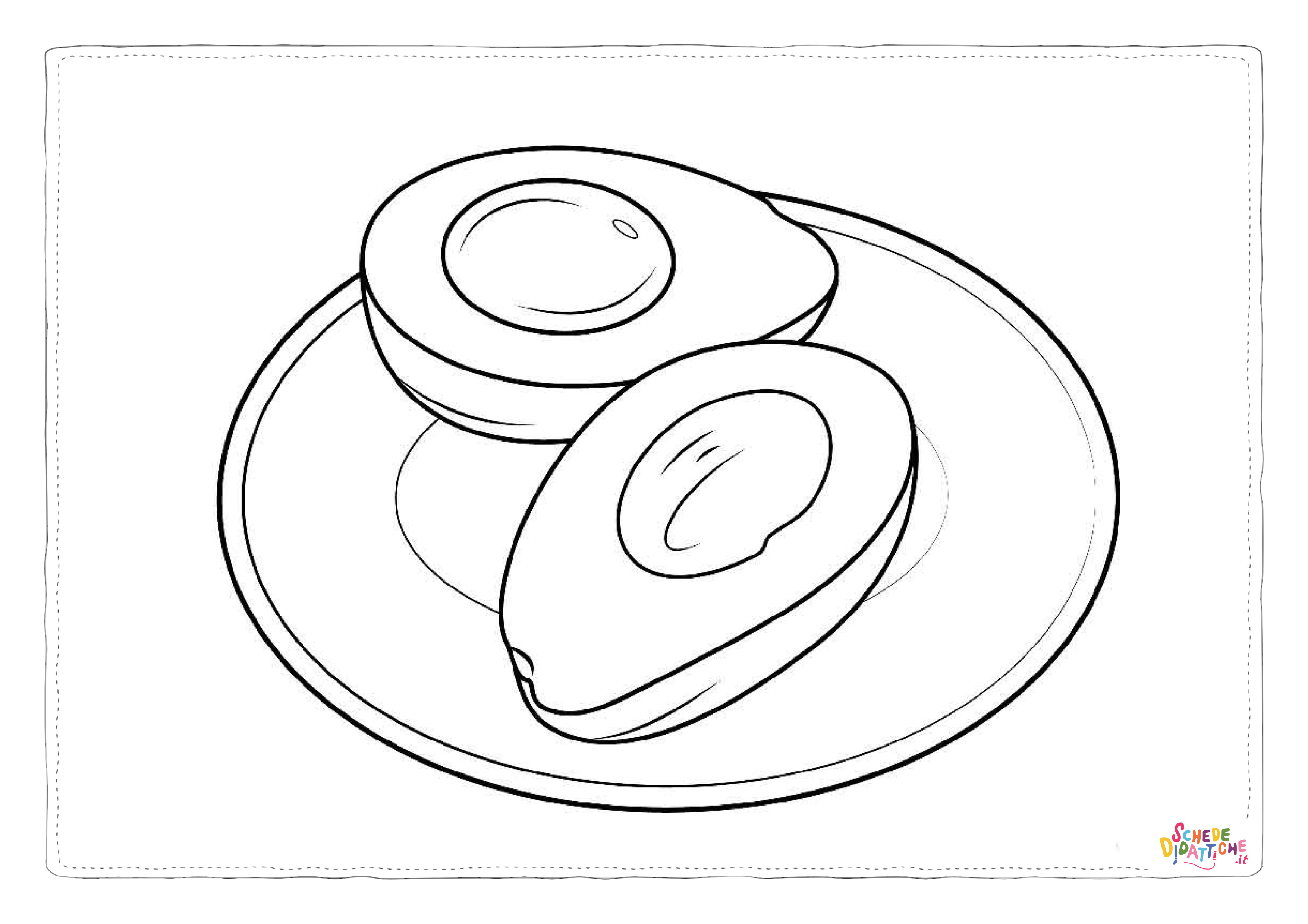 Disegno di colazione da stampare e colorare 36