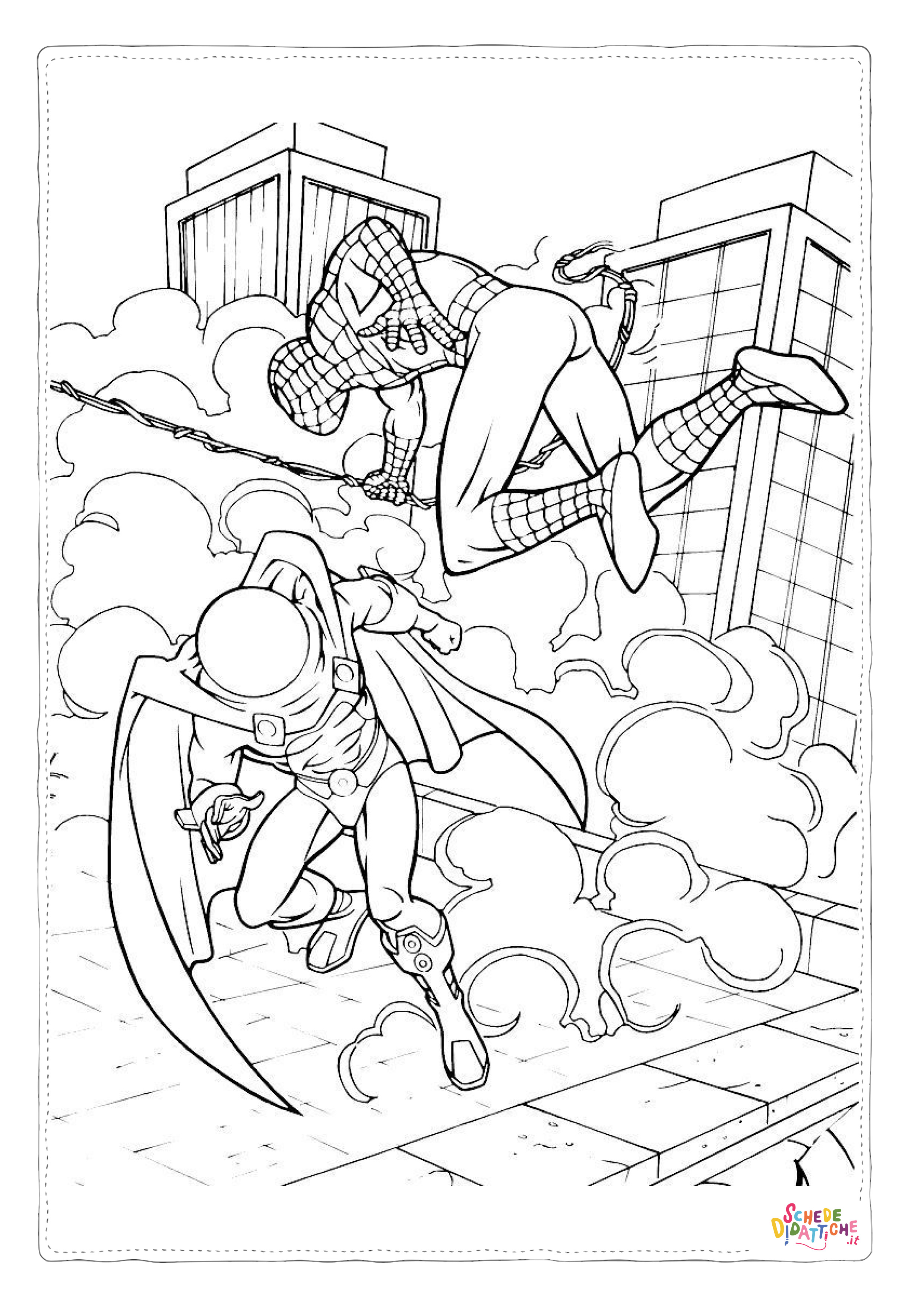 Disegno "Disegno di Spiderman da stampare e colorare 148" Disegno di Spiderman da stampare e colorare 148