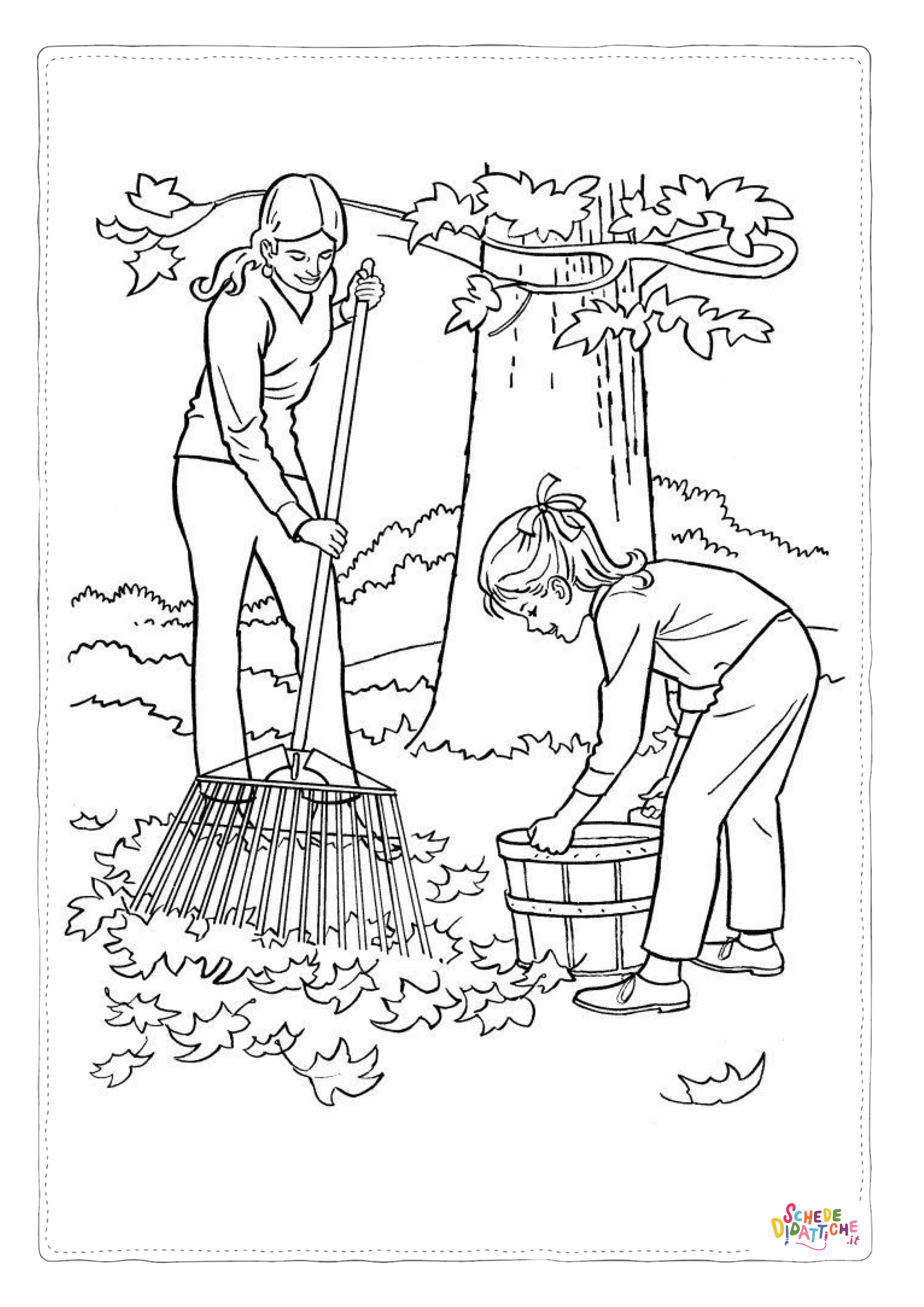 Disegno di giardiniere da stampare e colorare 43