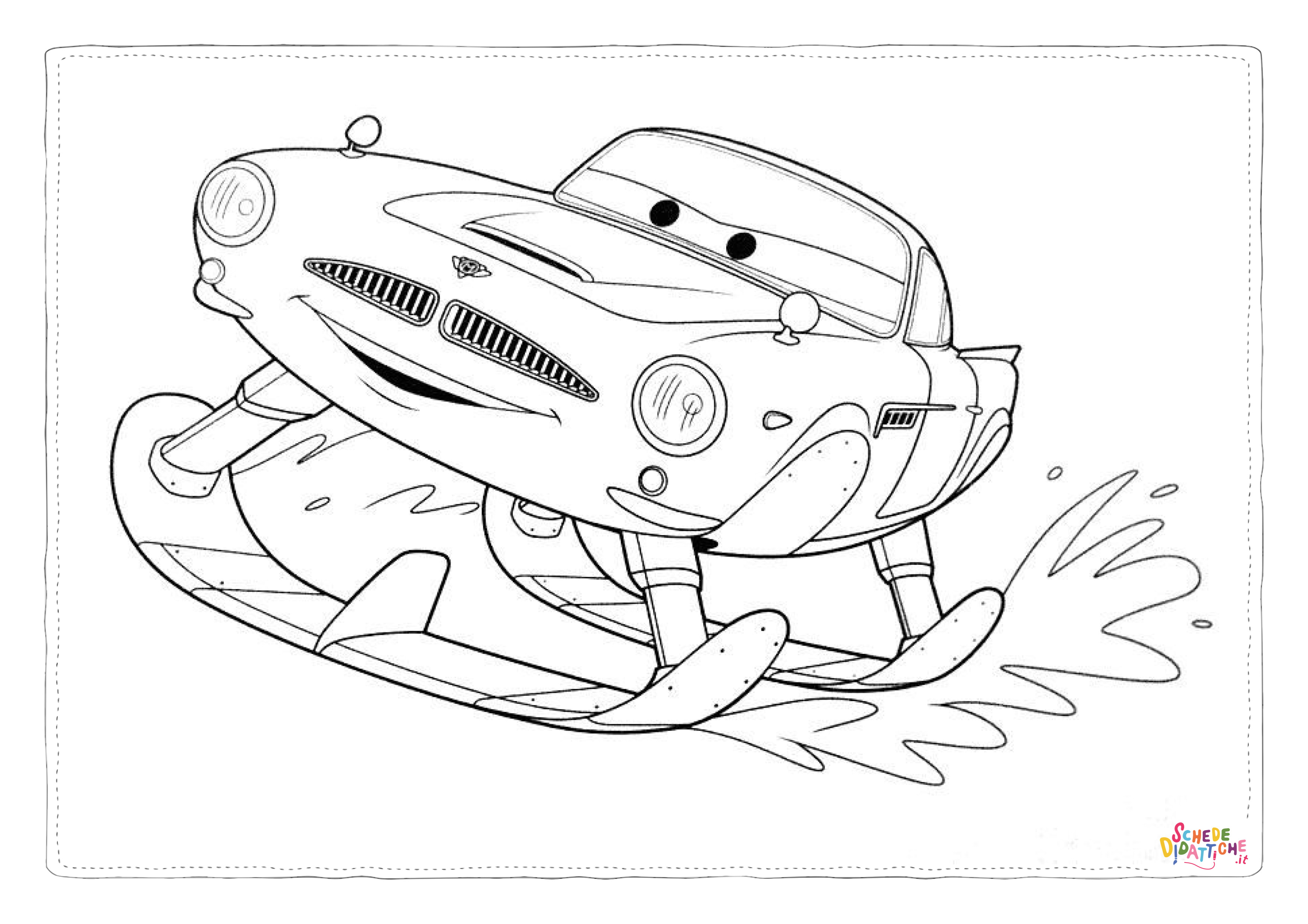 Disegno "Disegno di Cars da stampare e colorare 211" Disegno di Cars da stampare e colorare 211