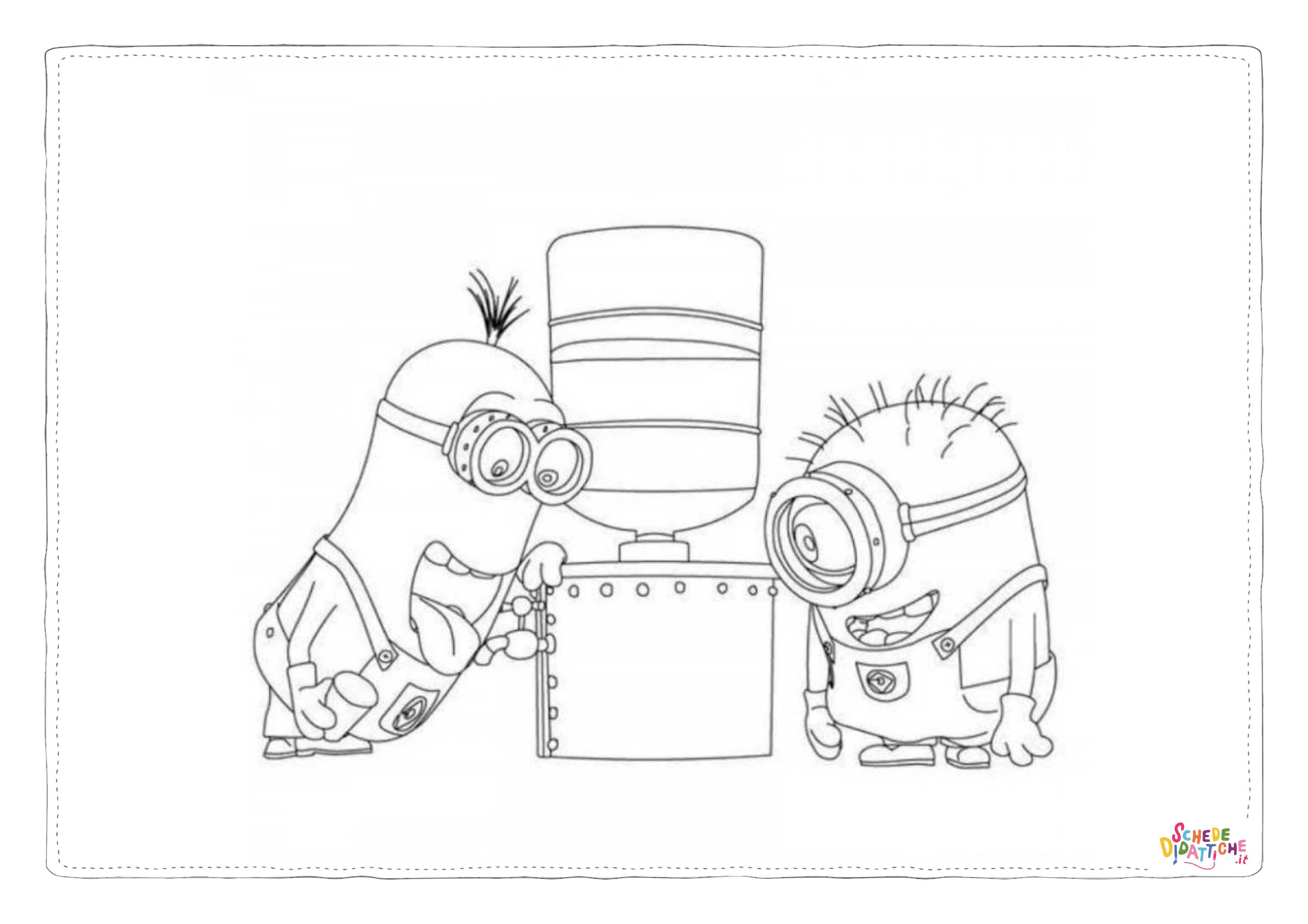 Disegno "Disegno di Cattivissimo me - Minions da stampare e colorare 71" Disegno di Cattivissimo me - Minions da stampare e colorare 71