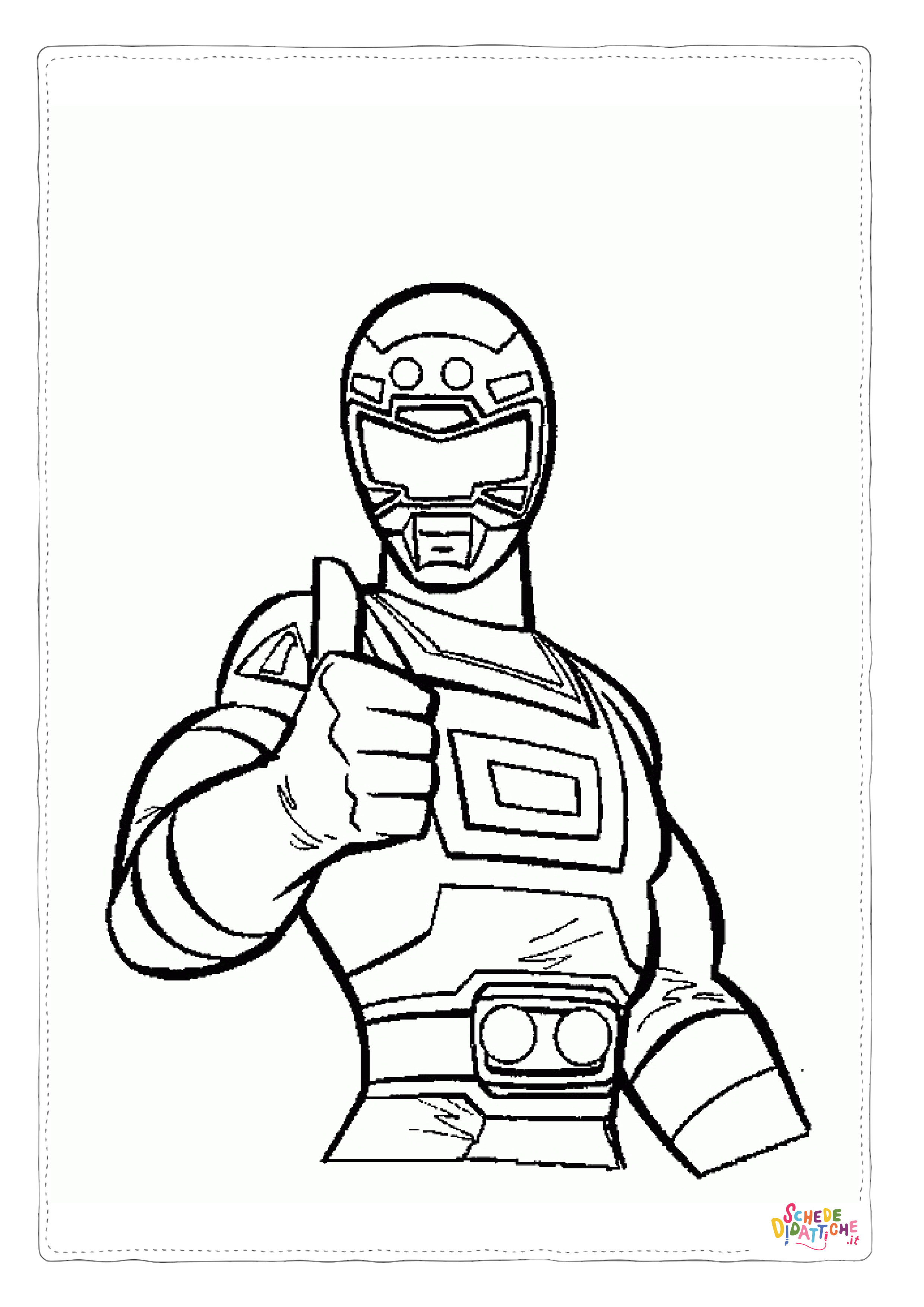 Disegno "Disegno di Power Rangers da stampare e colorare 26" Disegno di Power Rangers da stampare e colorare 26