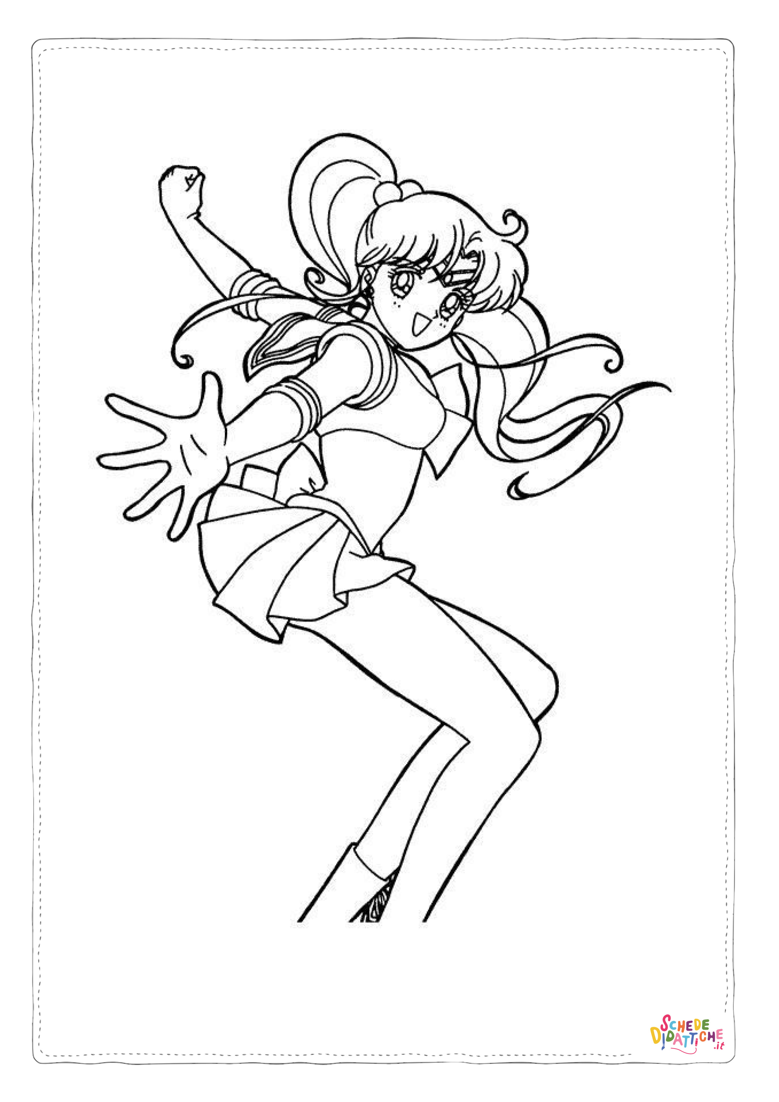 Disegno di Sailor Moon da stampare e colorare 57