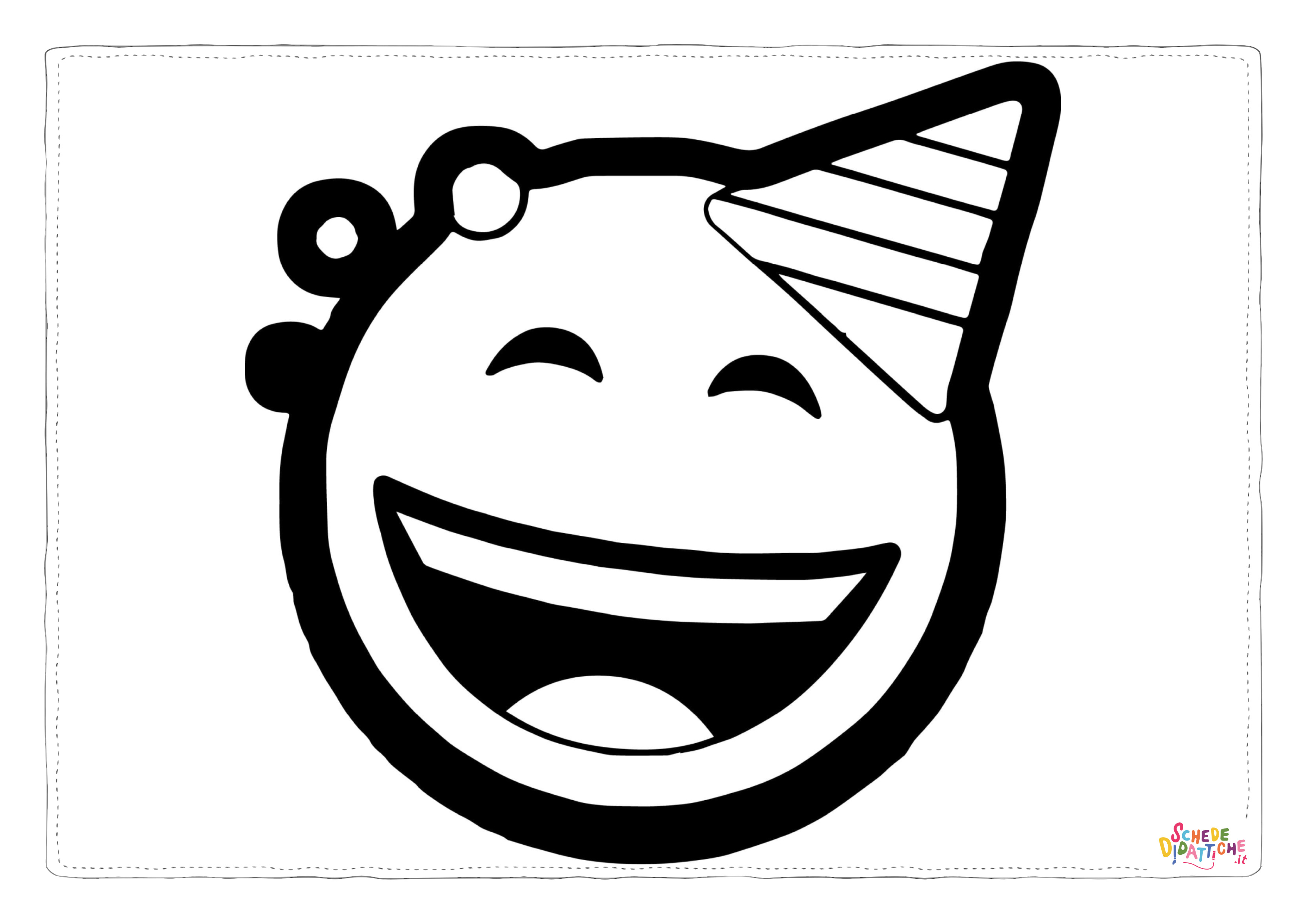Disegno "Disegno di emoji da stampare e colorare 39" Disegno di emoji da stampare e colorare 39
