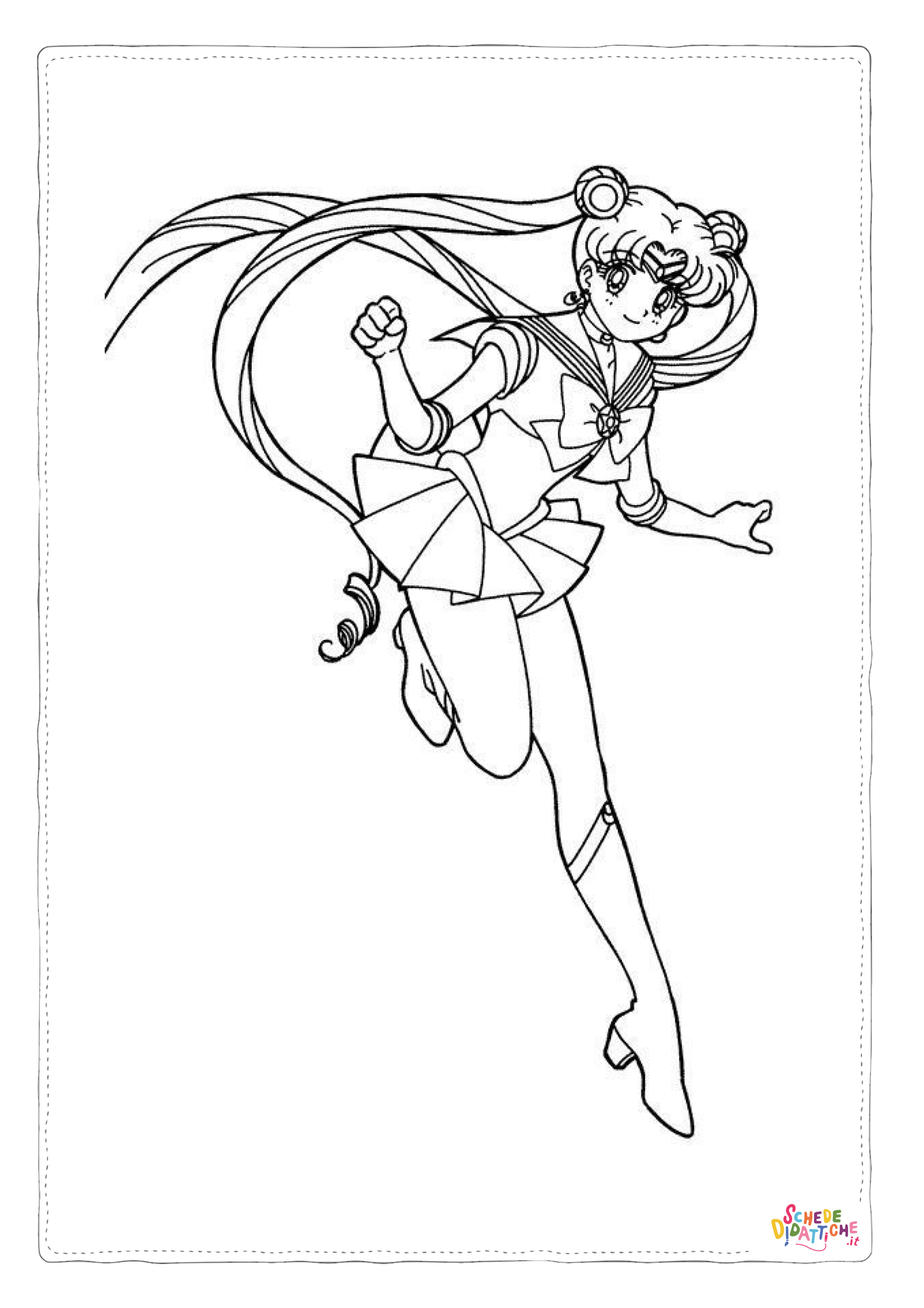 Disegno di Sailor Moon da stampare e colorare 56
