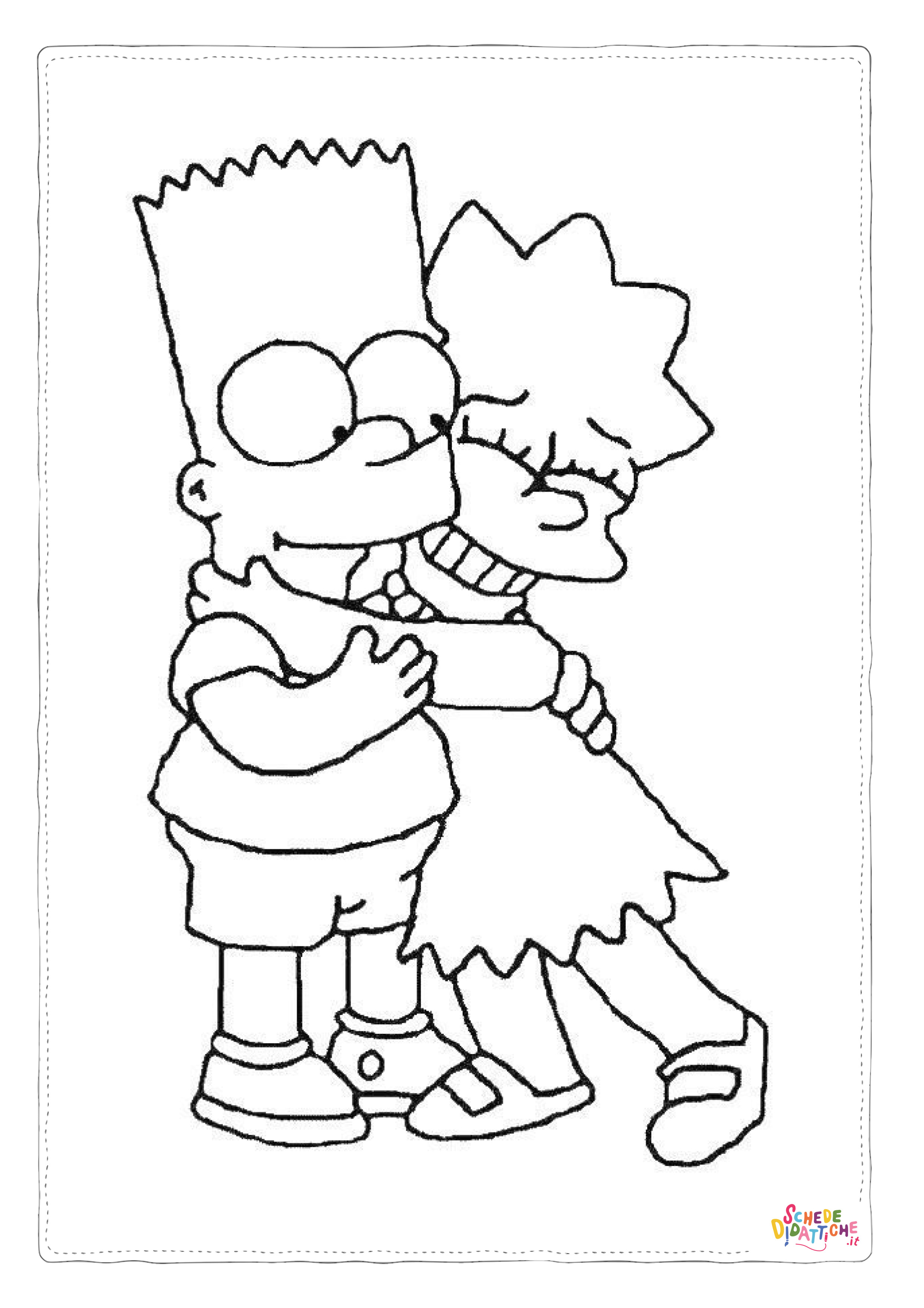 Disegno di I Simpson da stampare e colorare 69
