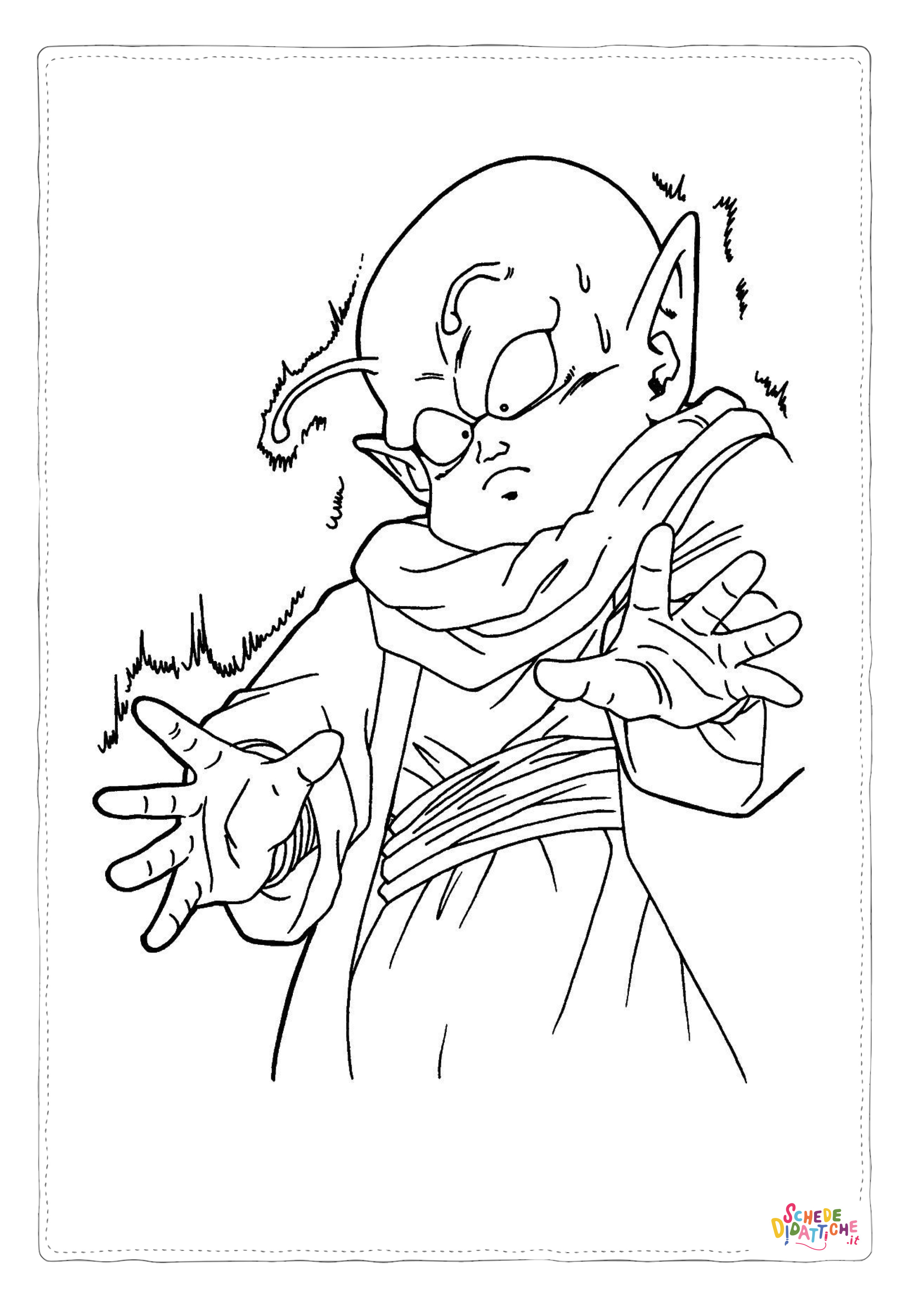 Disegno "Disegno di Dragon Ball da stampare e colorare 148" Disegno di Dragon Ball da stampare e colorare 148