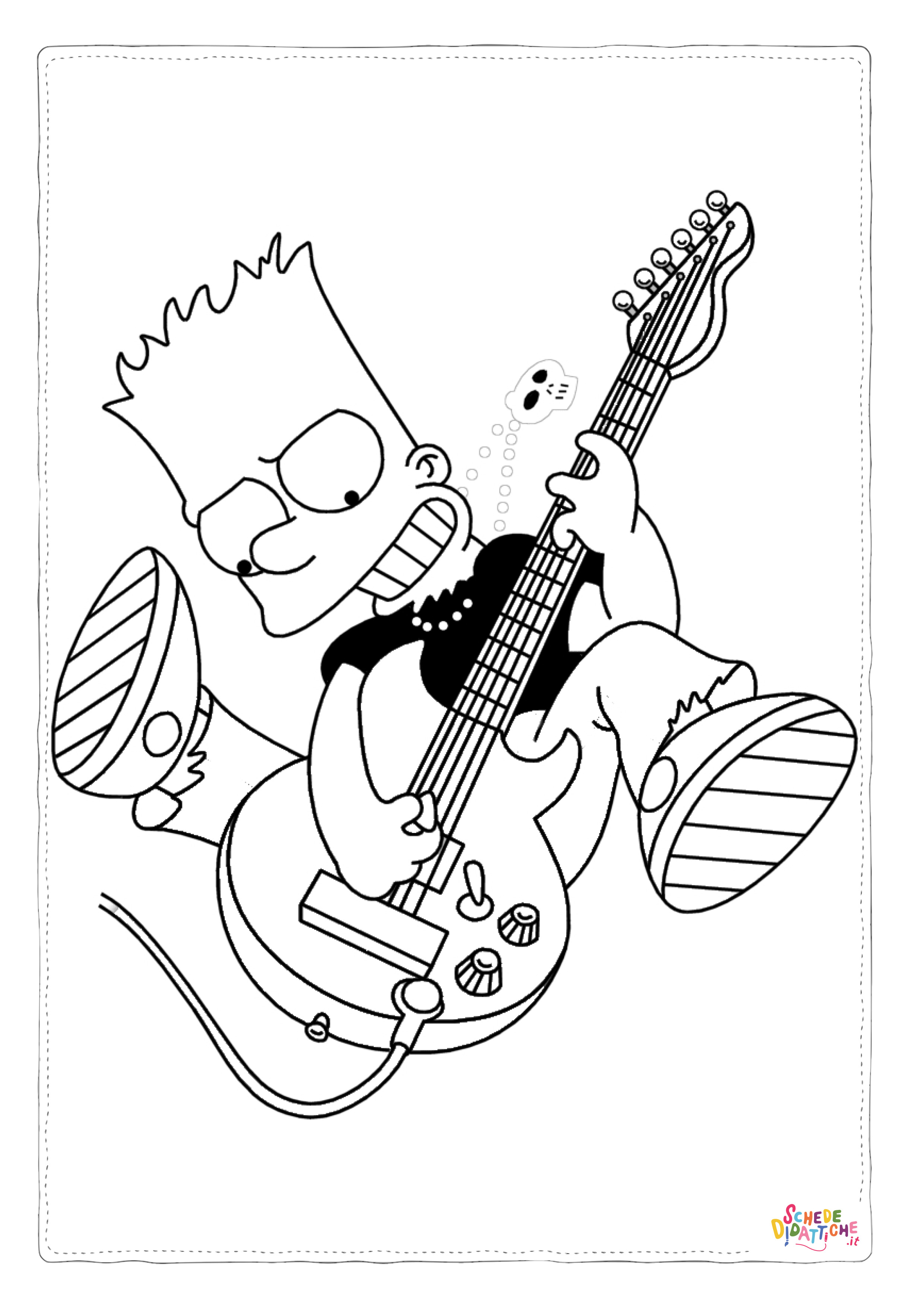 Disegno di I Simpson da stampare e colorare 2