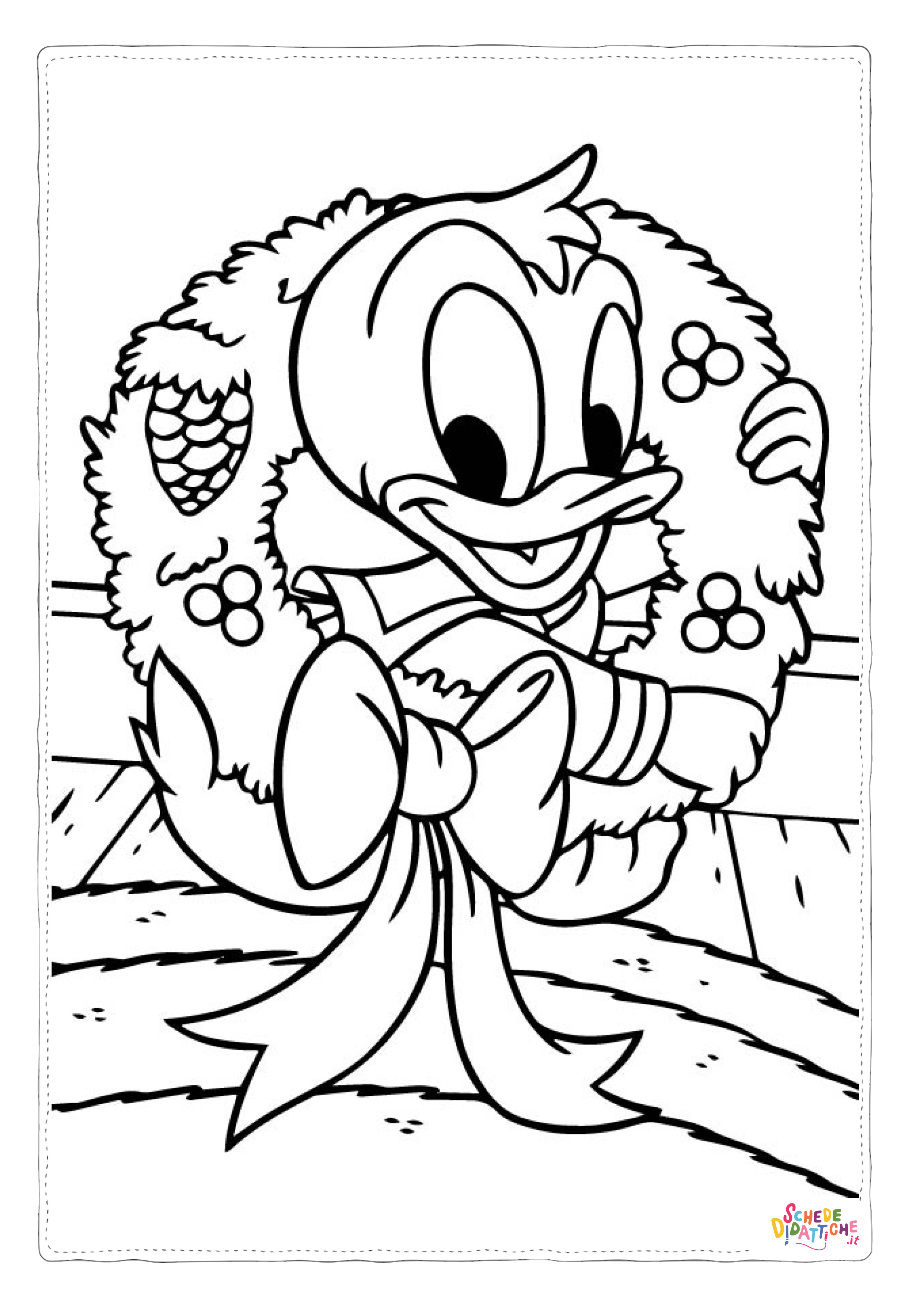 Disegno "Disegno di Paperina da stampare e colorare 42" Disegno di Paperina da stampare e colorare 42