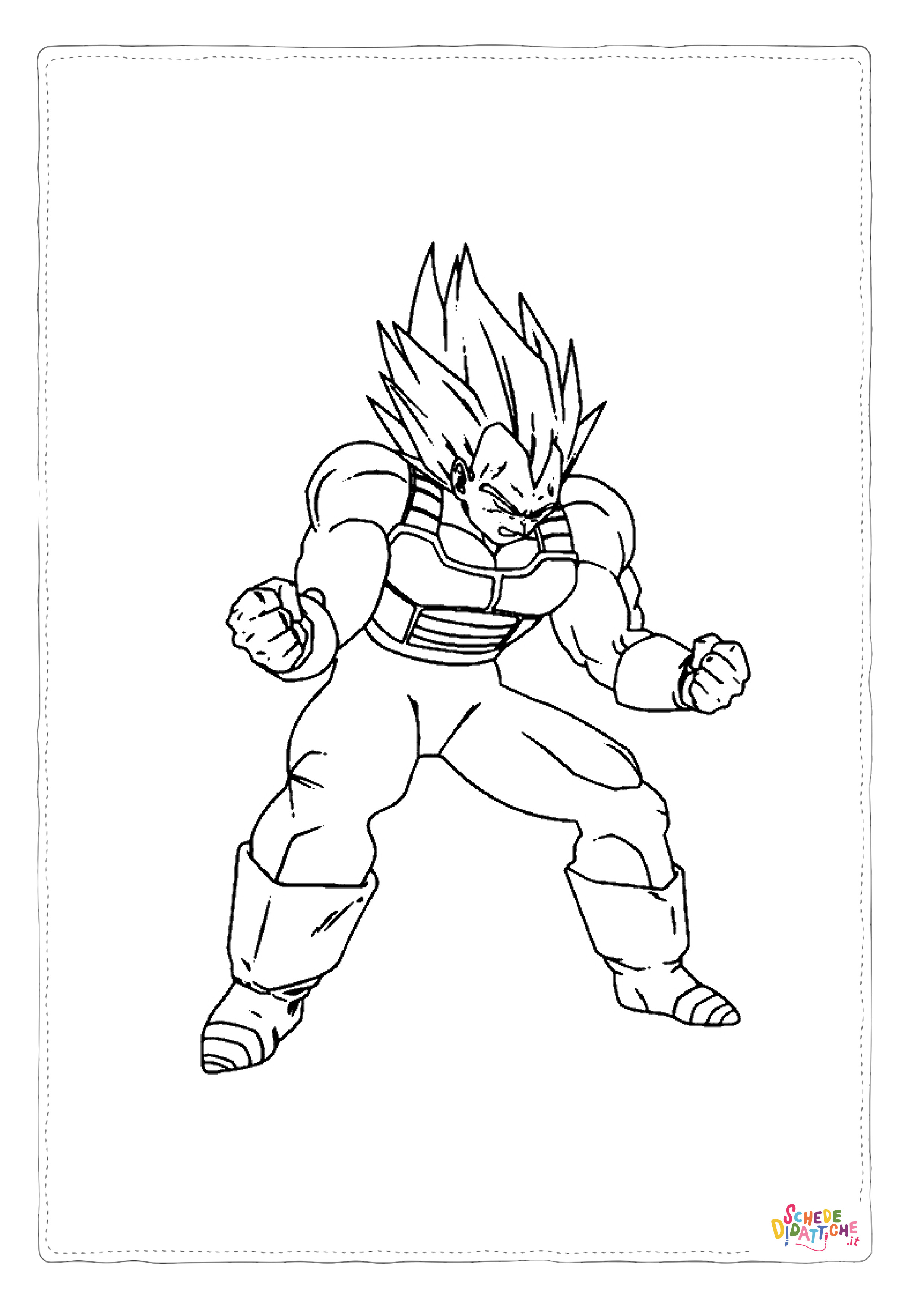 Disegno "Disegno di Dragon Ball da stampare e colorare 28" Disegno di Dragon Ball da stampare e colorare 28