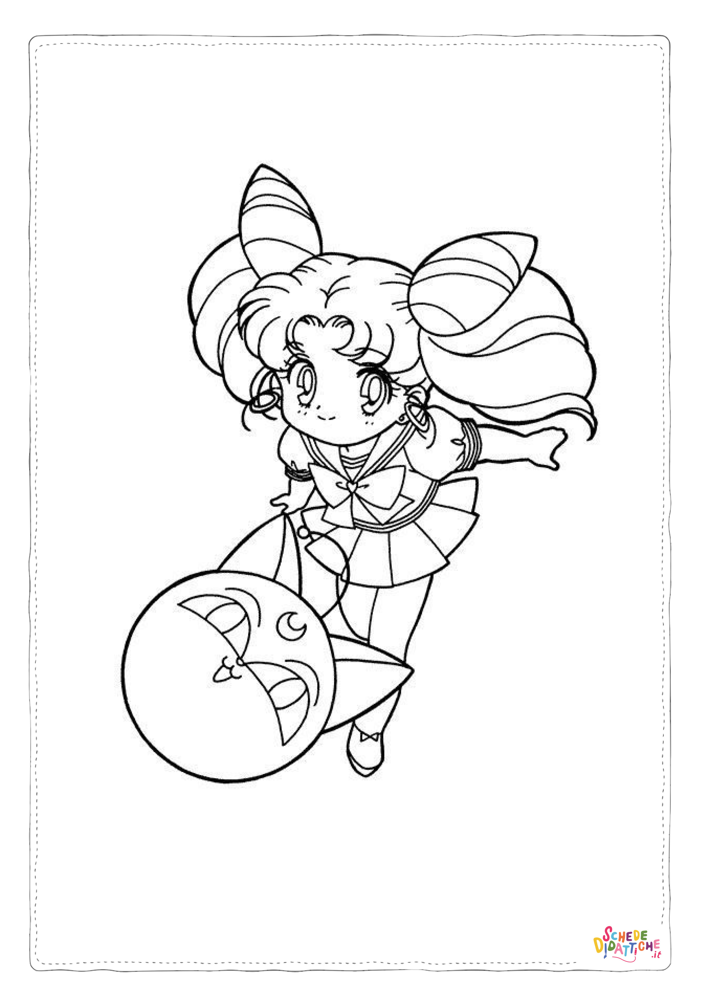 Disegno di Sailor Moon da stampare e colorare 55