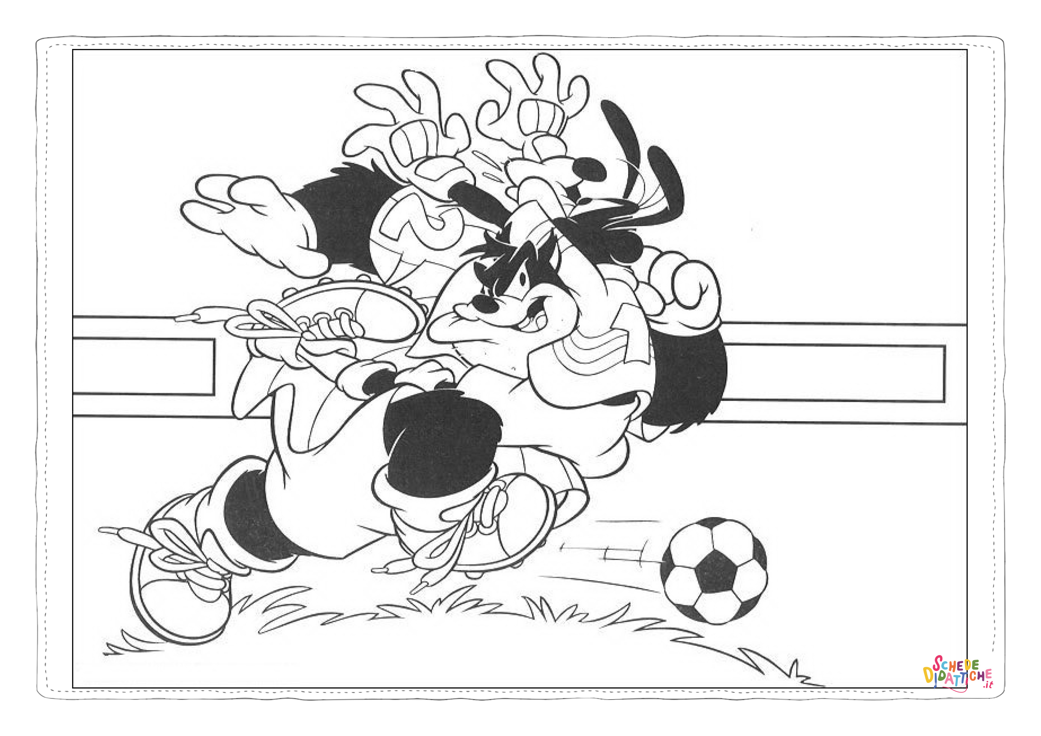 Disegno "Disegno di Pippo da stampare e colorare 56" Disegno di Pippo da stampare e colorare 56