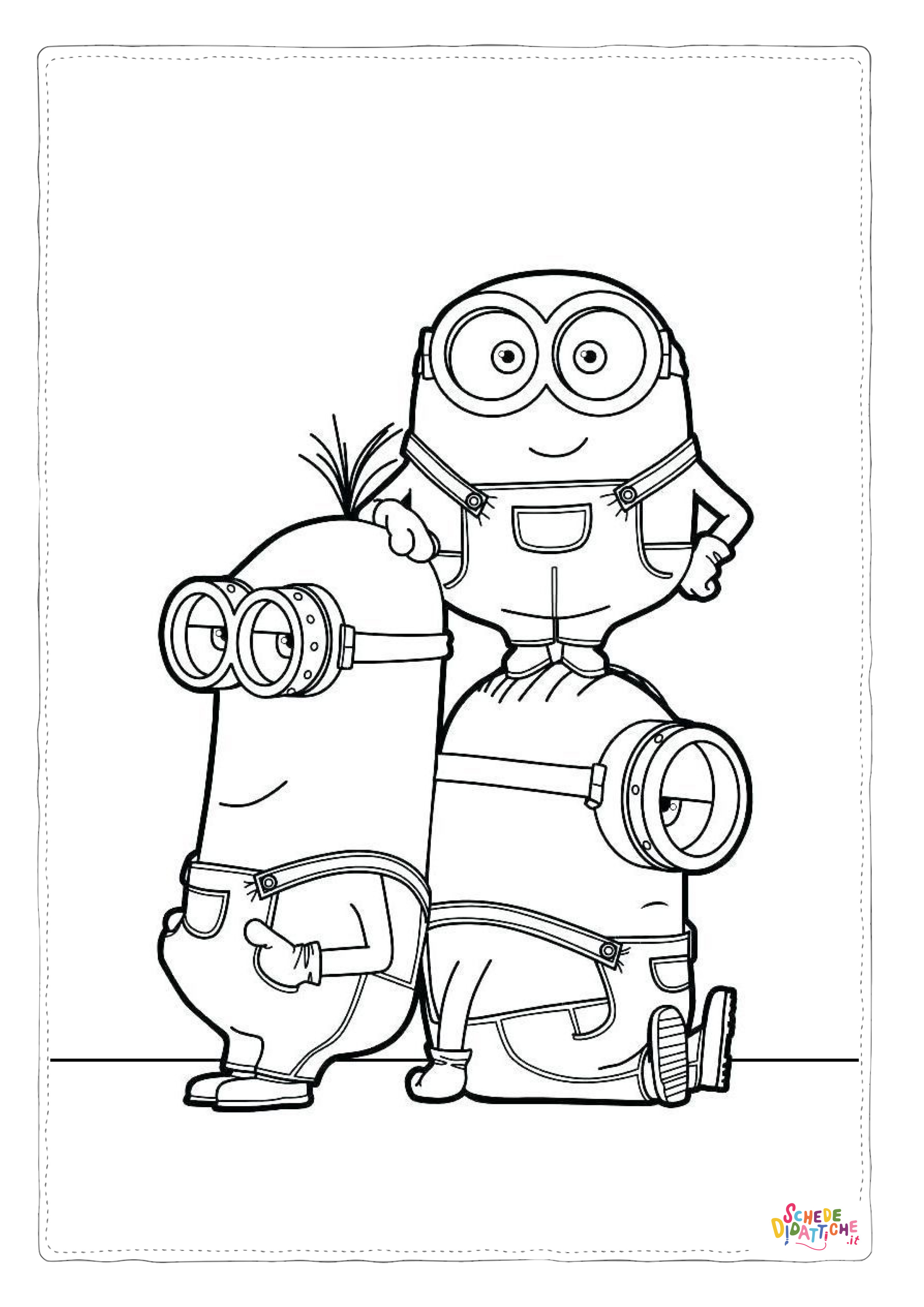 Disegno "Disegno di Cattivissimo me - Minions da stampare e colorare 49" Disegno di Cattivissimo me - Minions da stampare e colorare 49