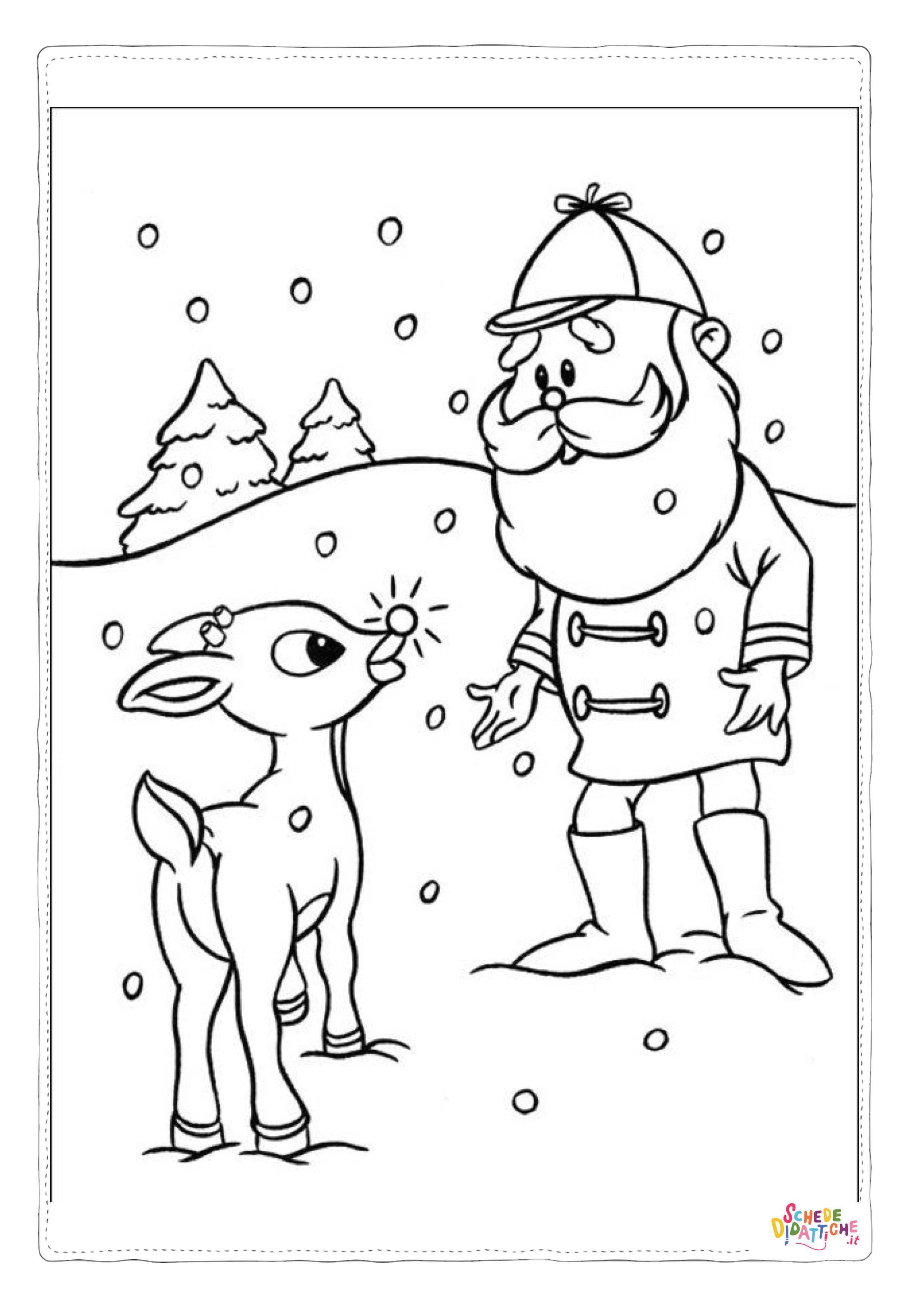 Disegno "Disegno di Bambi da stampare e colorare 60" Disegno di Bambi da stampare e colorare 60