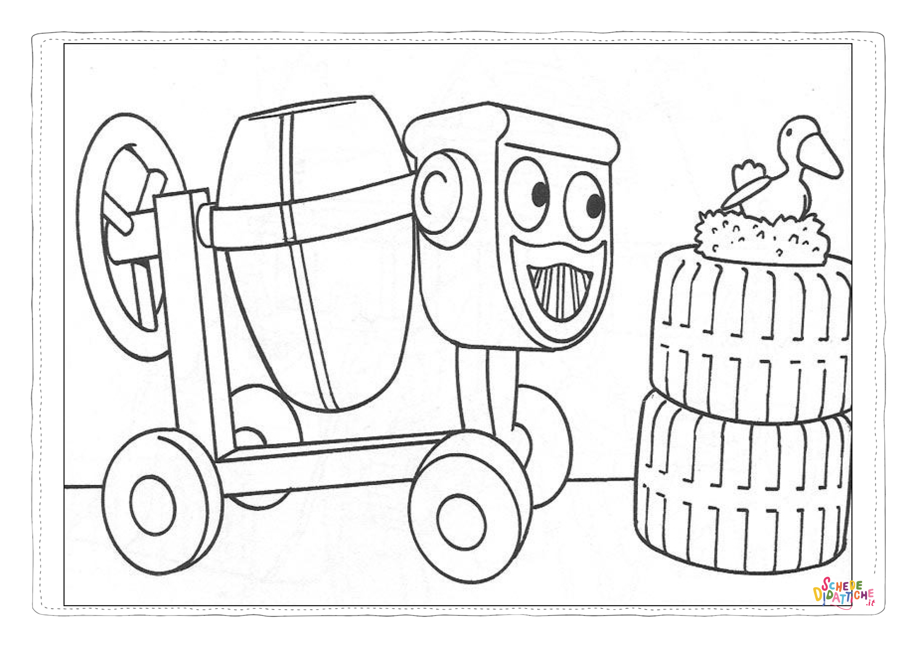 Disegno di Bob aggiustatutto da stampare e colorare 21
