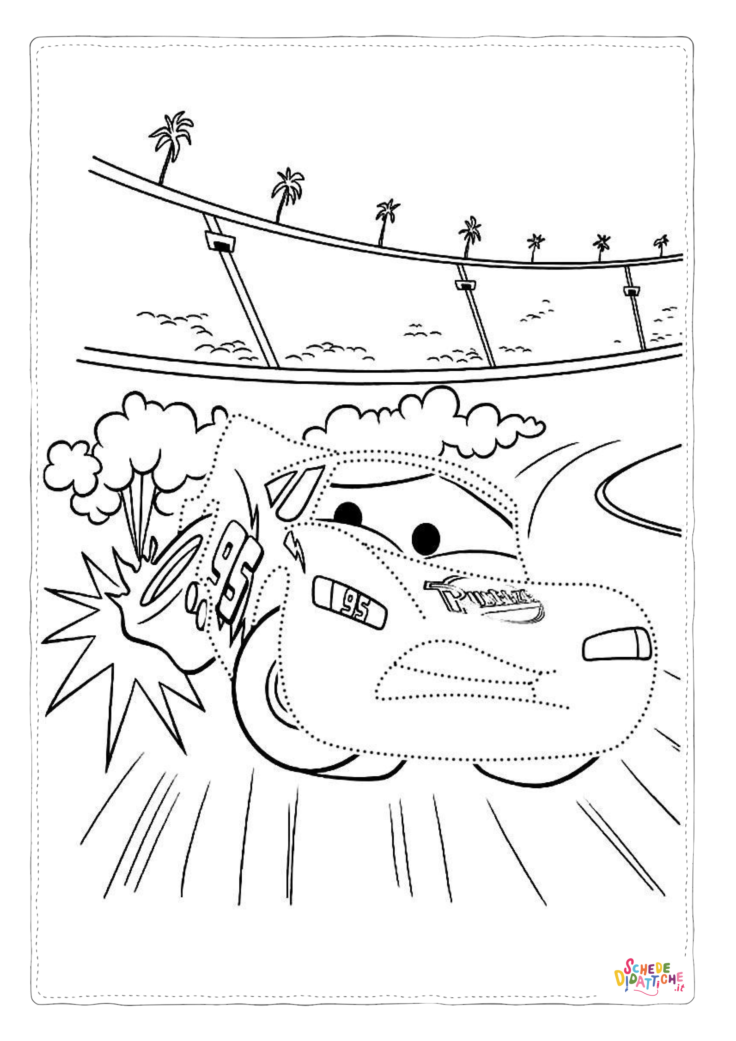 Disegno "Disegno di Cars da stampare e colorare 251" Disegno di Cars da stampare e colorare 251