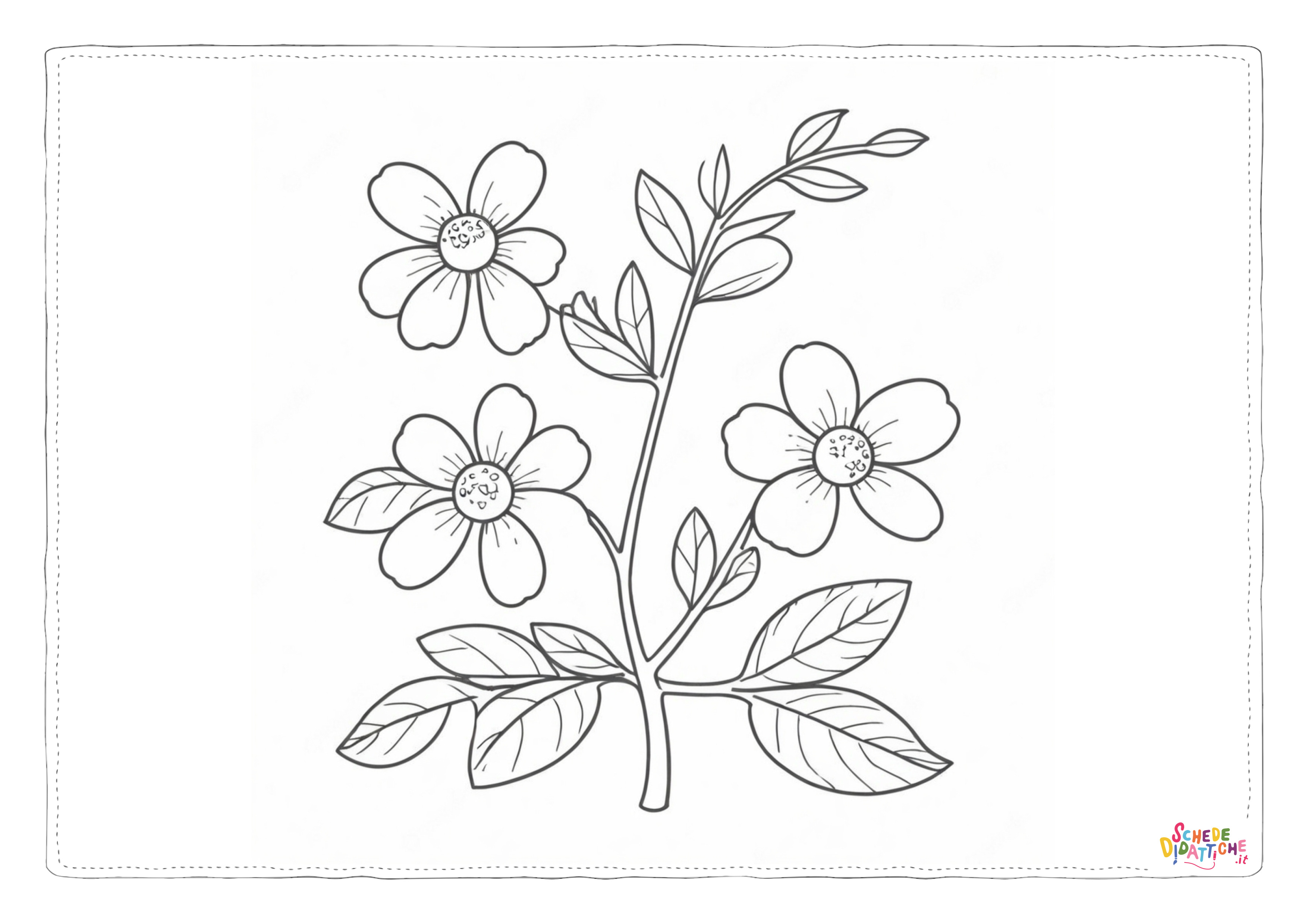 Disegno "Ramo fiorito 5" Ramo fiorito 5