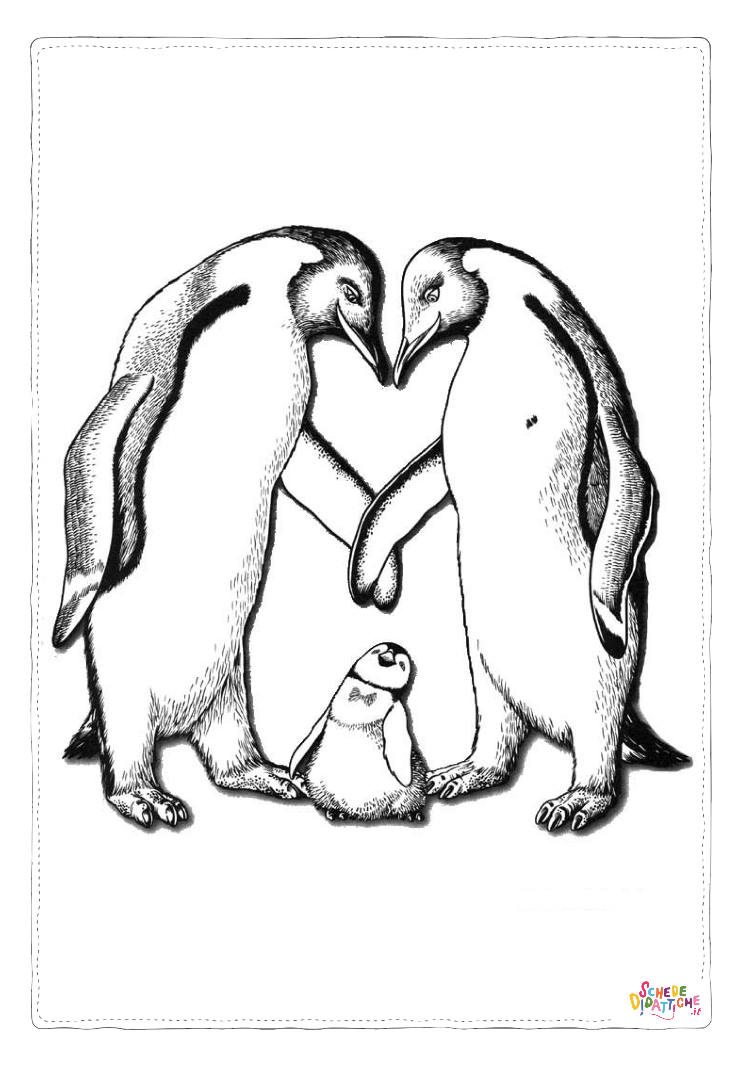 Disegno "Disegno di pinguino da stampare e colorare 32" Disegno di pinguino da stampare e colorare 32