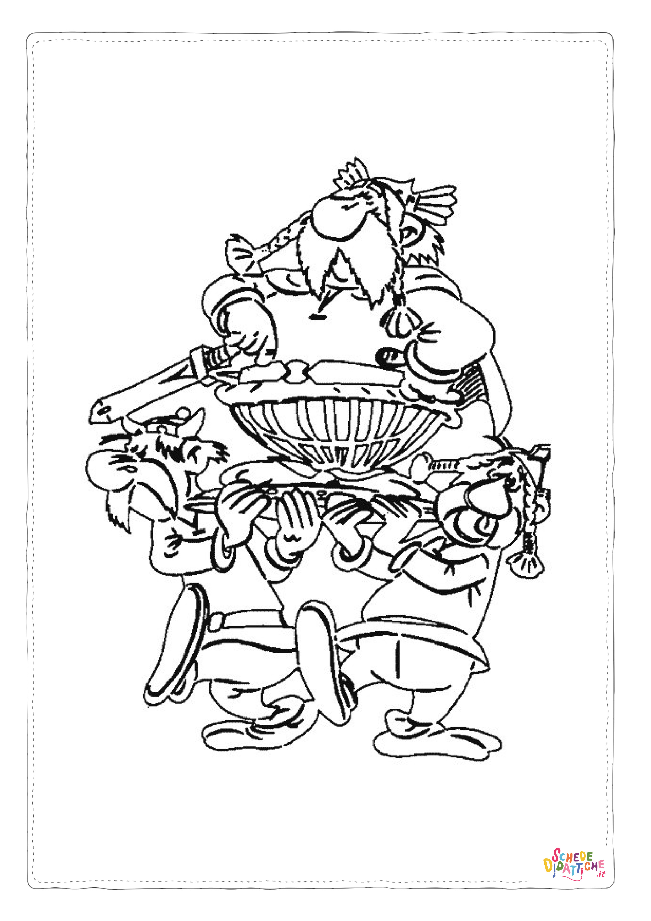 Disegno di Asterix da stampare e colorare 15