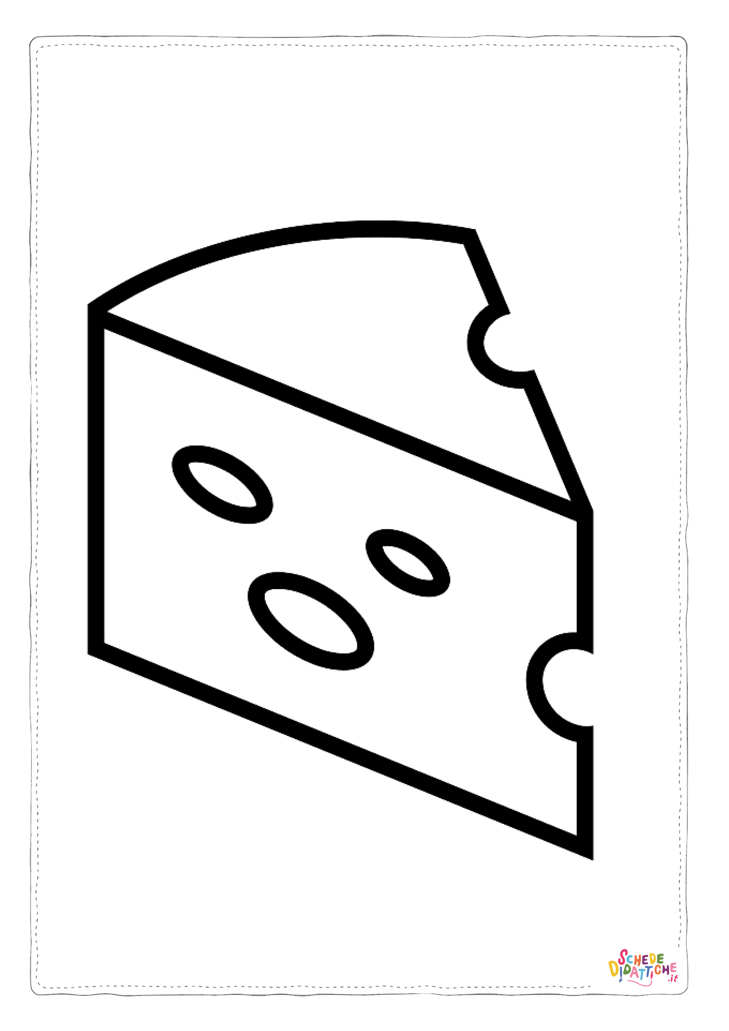 Disegno di cibo vario da stampare e colorare 4