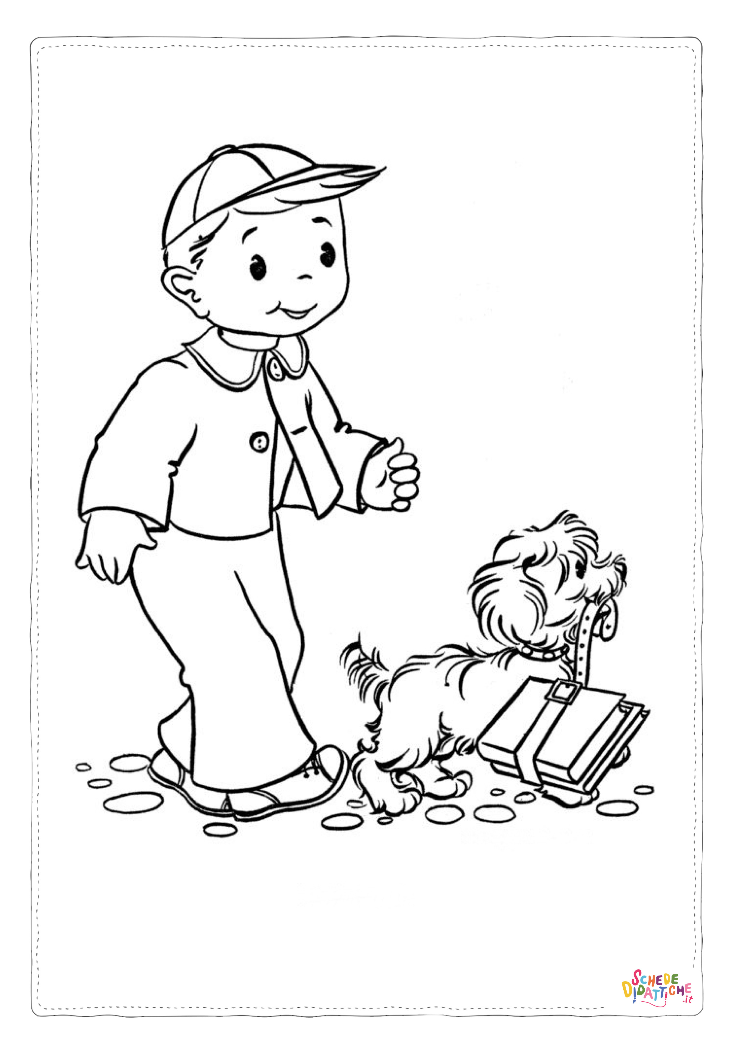 Disegno "Disegno di bambino da stampare e colorare 55" Disegno di bambino da stampare e colorare 55