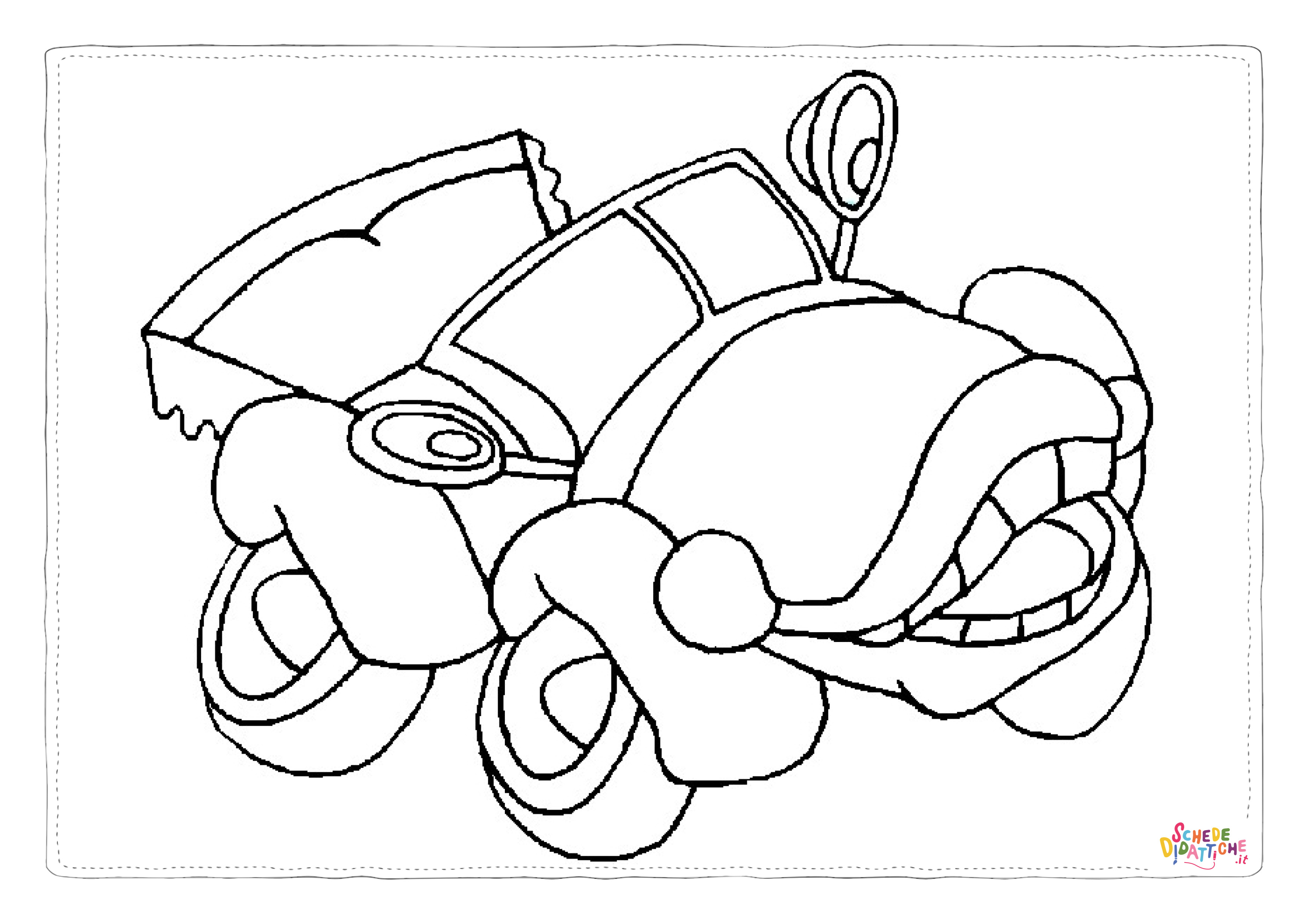 Disegno "Disegno di automobile da stampare e colorare 252" Disegno di automobile da stampare e colorare 252