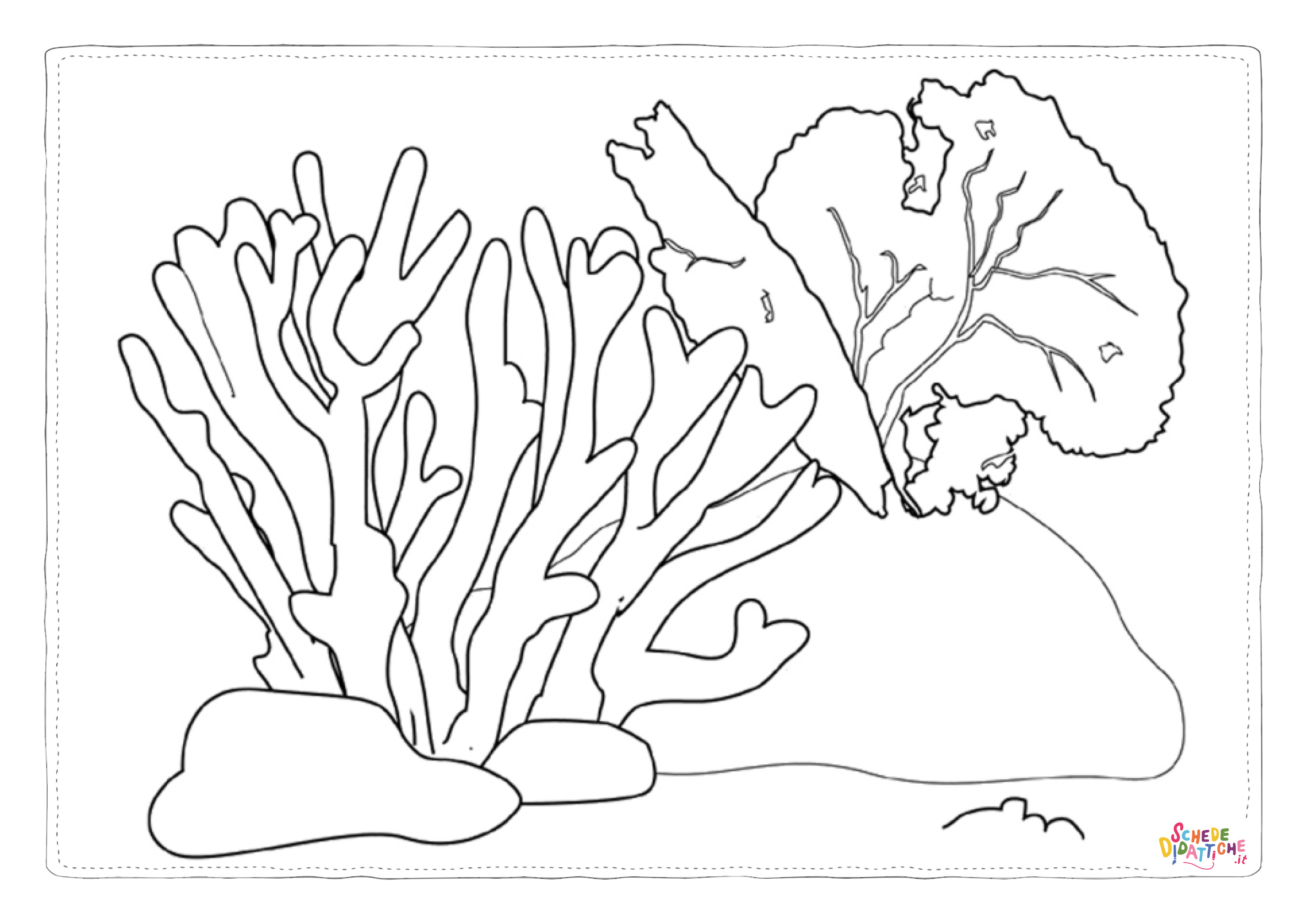 Disegno di pesce da stampare e colorare 113