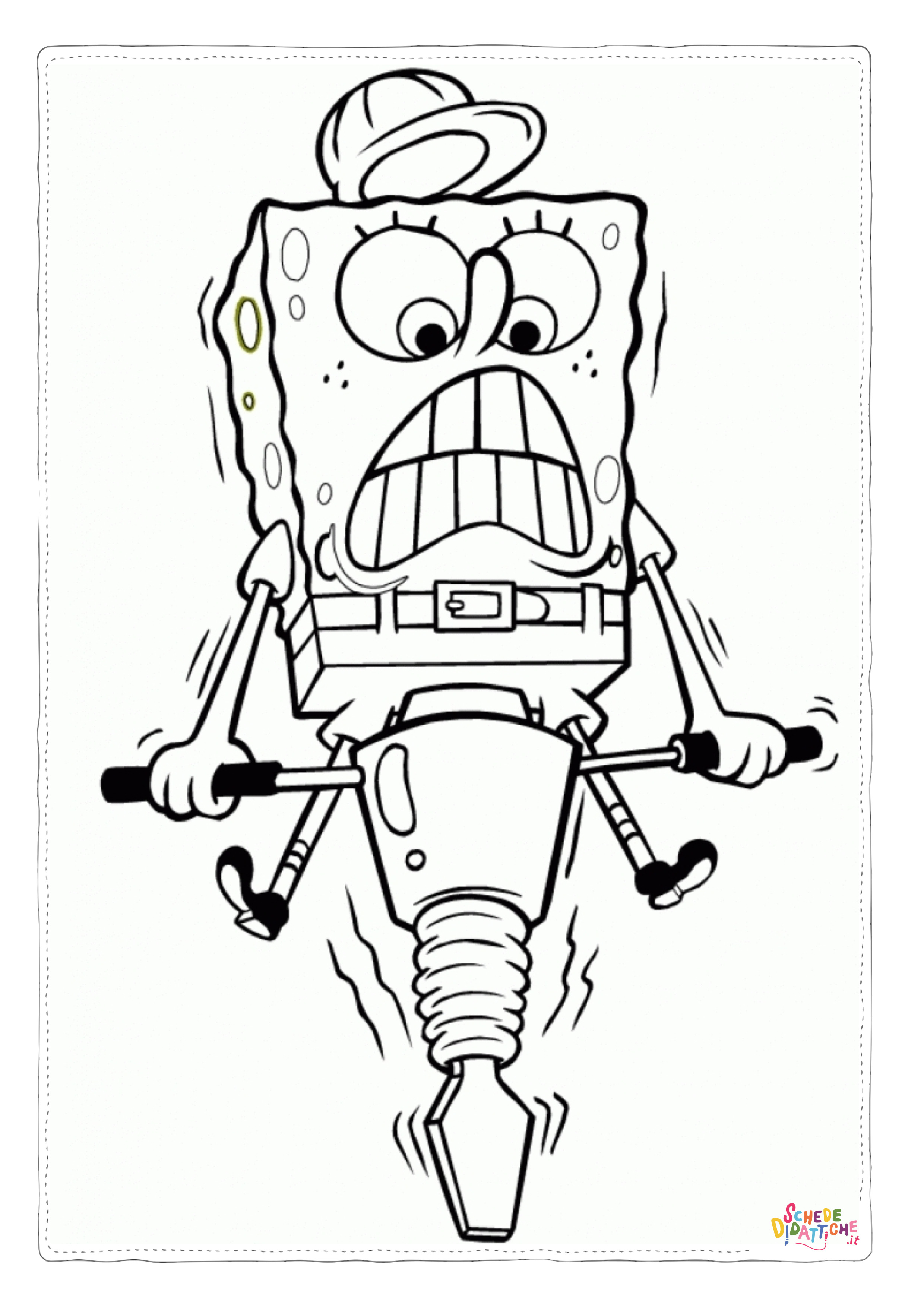 Disegno di Spongebob da stampare e colorare 61