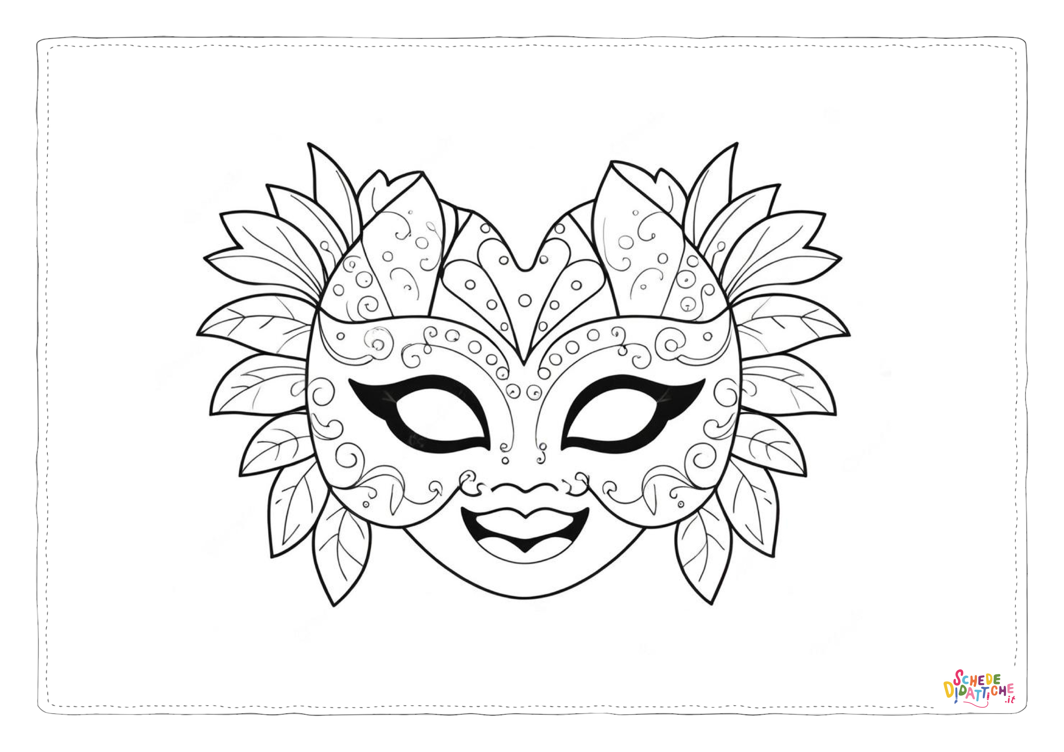 Disegno "Maschera 45" Maschera 45