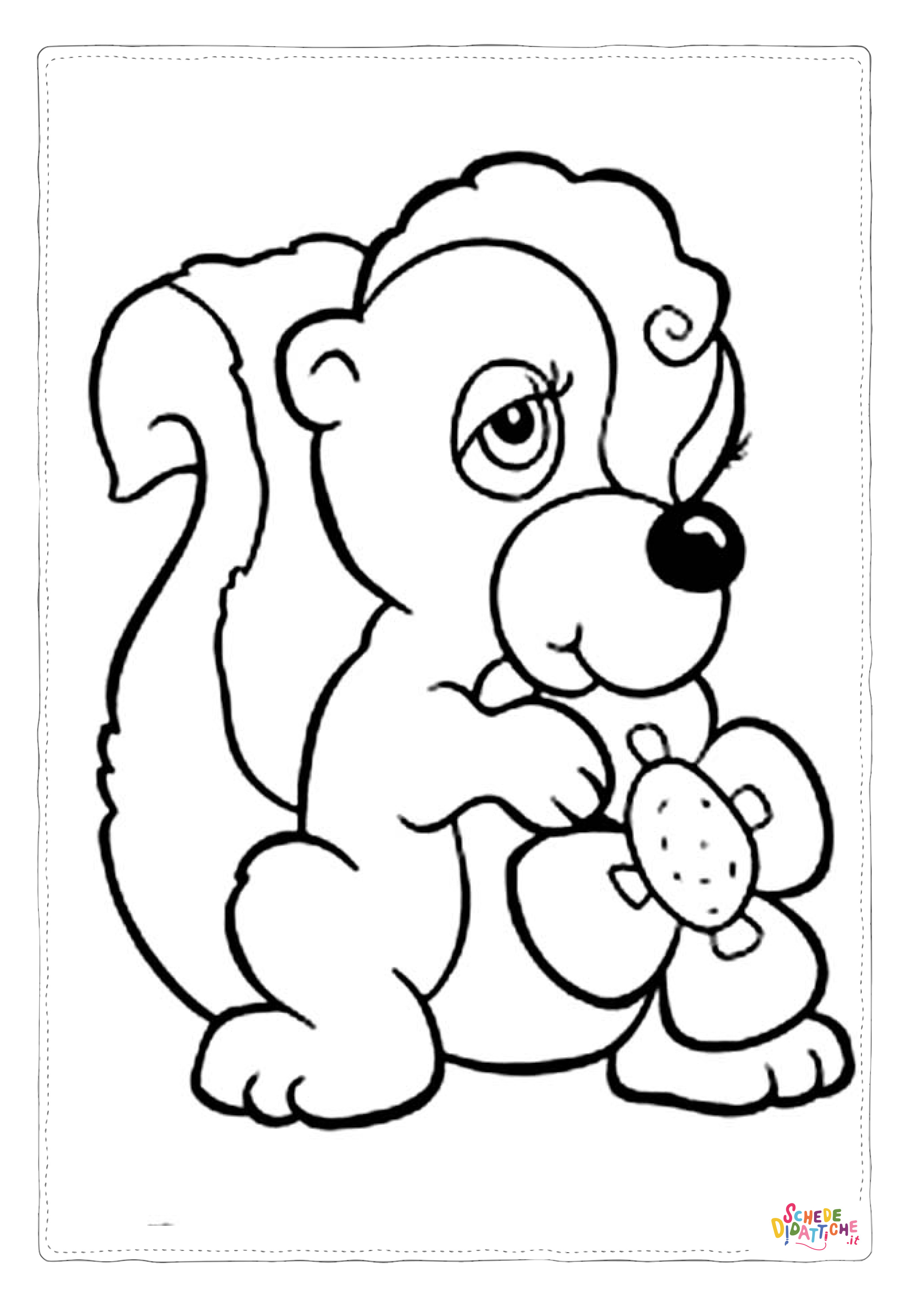 Disegno "Disegno di puzzola da stampare e colorare 5" Disegno di puzzola da stampare e colorare 5
