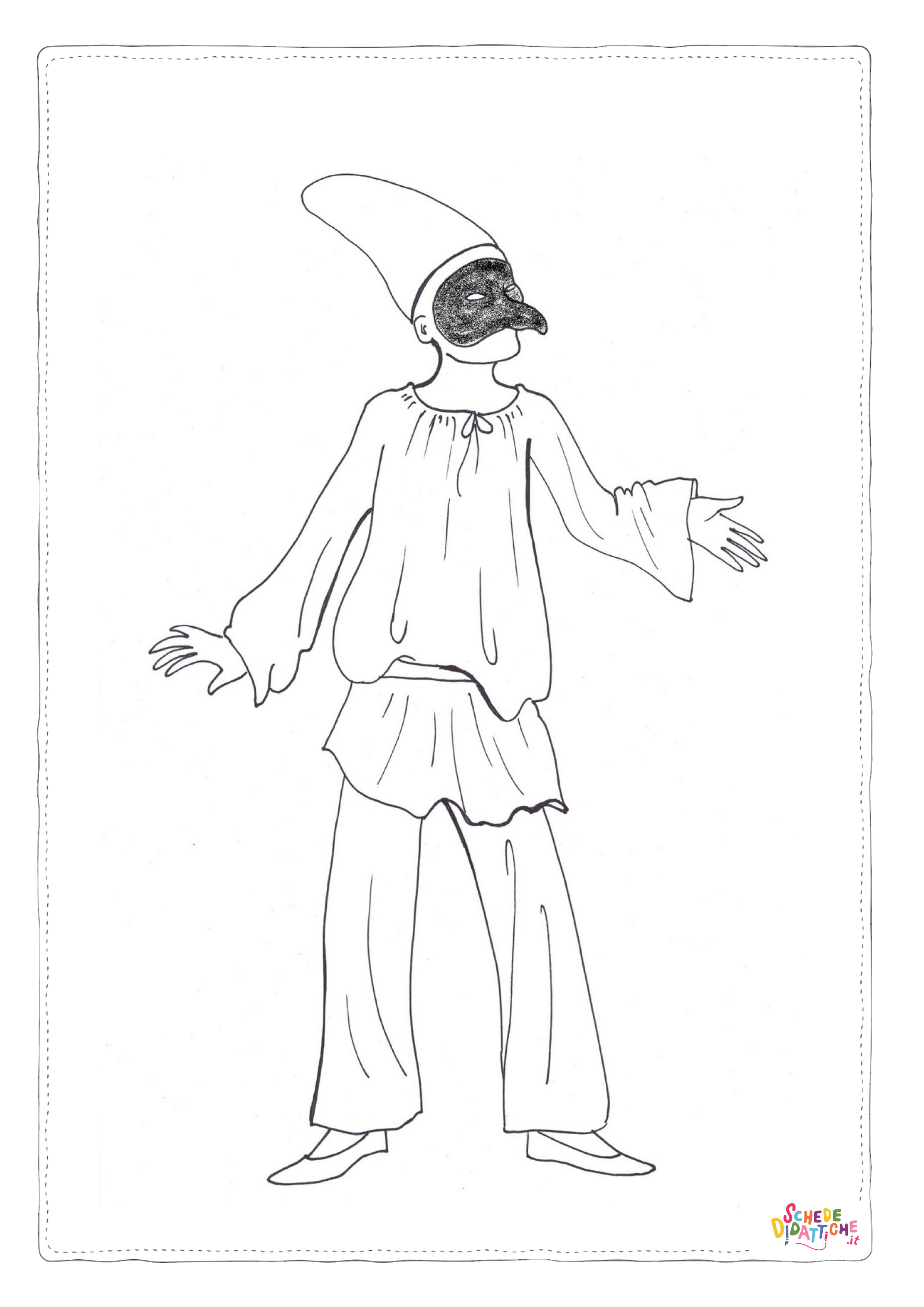 Disegno "Pulcinella 02" Pulcinella 02