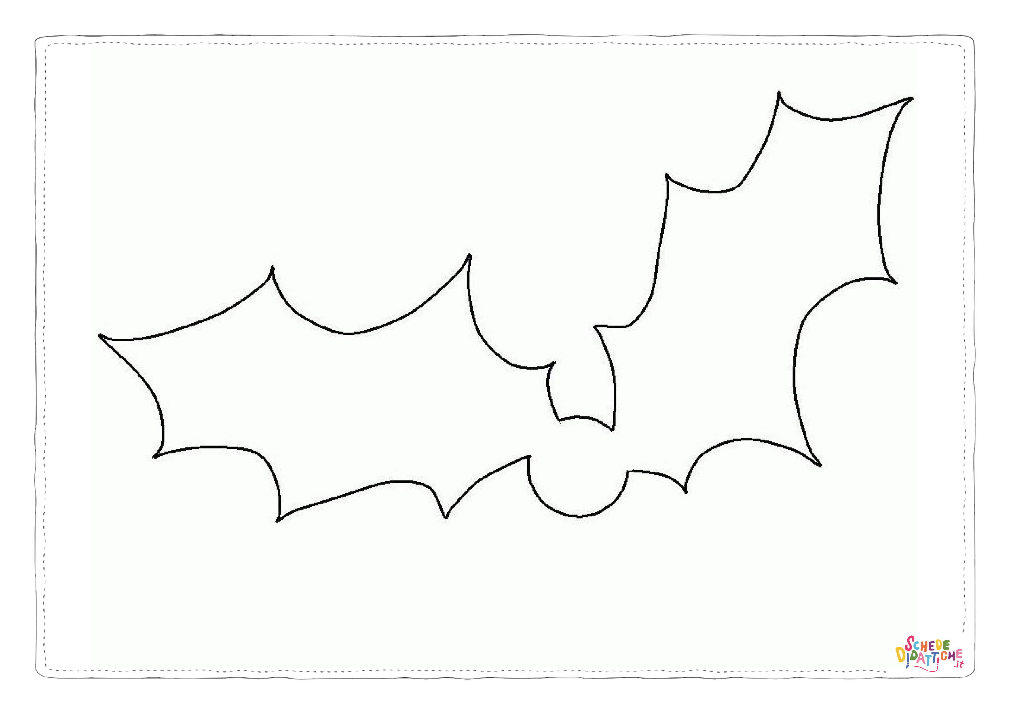 Disegno di pipistrello da stampare e colorare 27