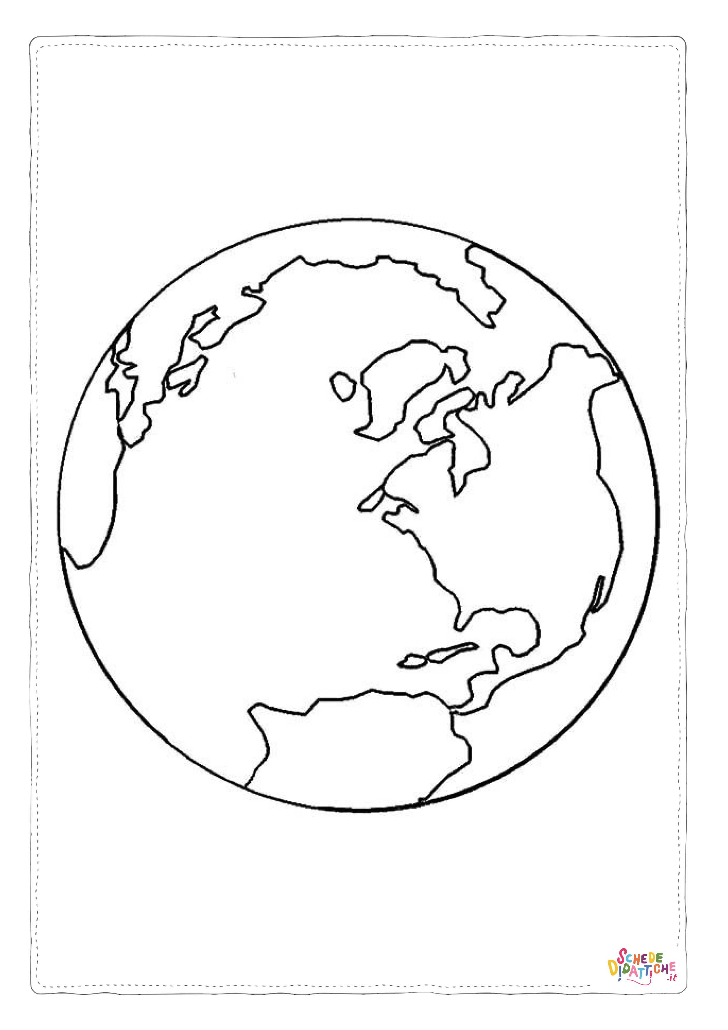 Disegno di terra da stampare e colorare 31