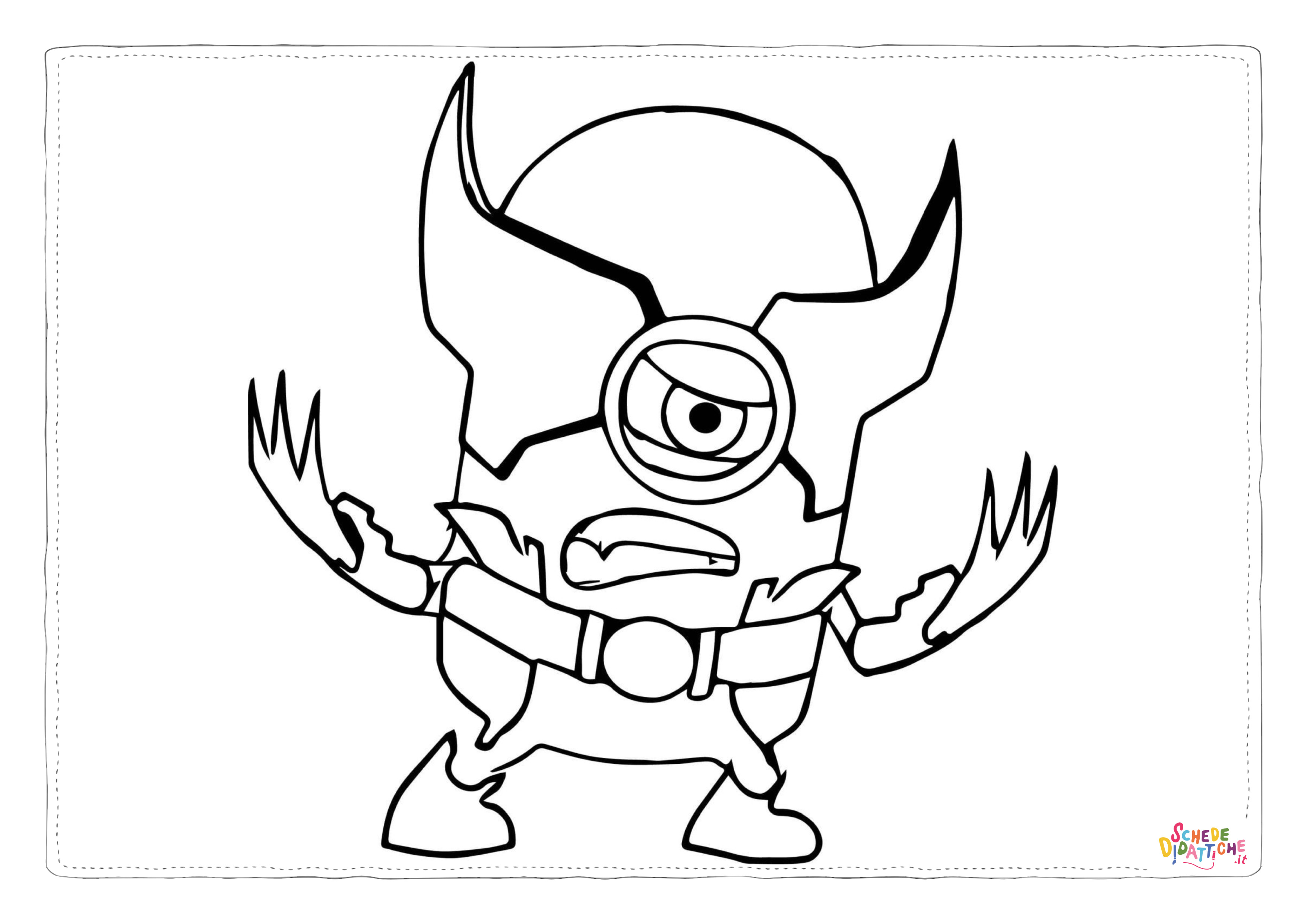 Disegno di Cattivissimo me - Minions da stampare e colorare 96