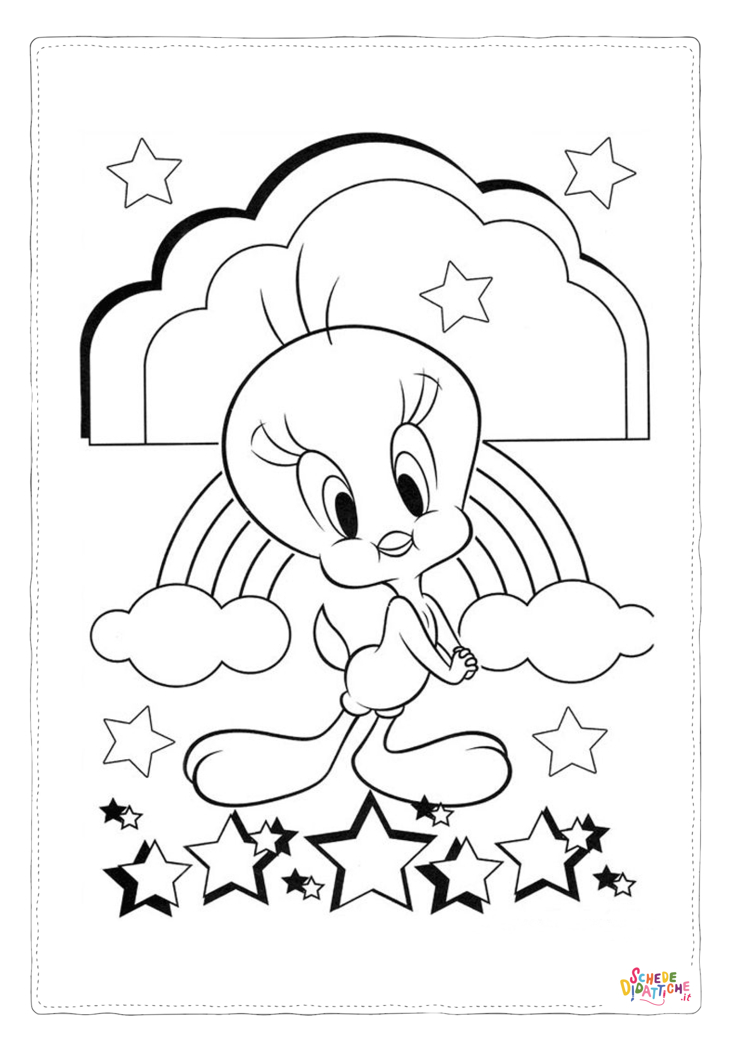 Disegno "Disegno di Titty da stampare e colorare 46" Disegno di Titty da stampare e colorare 46