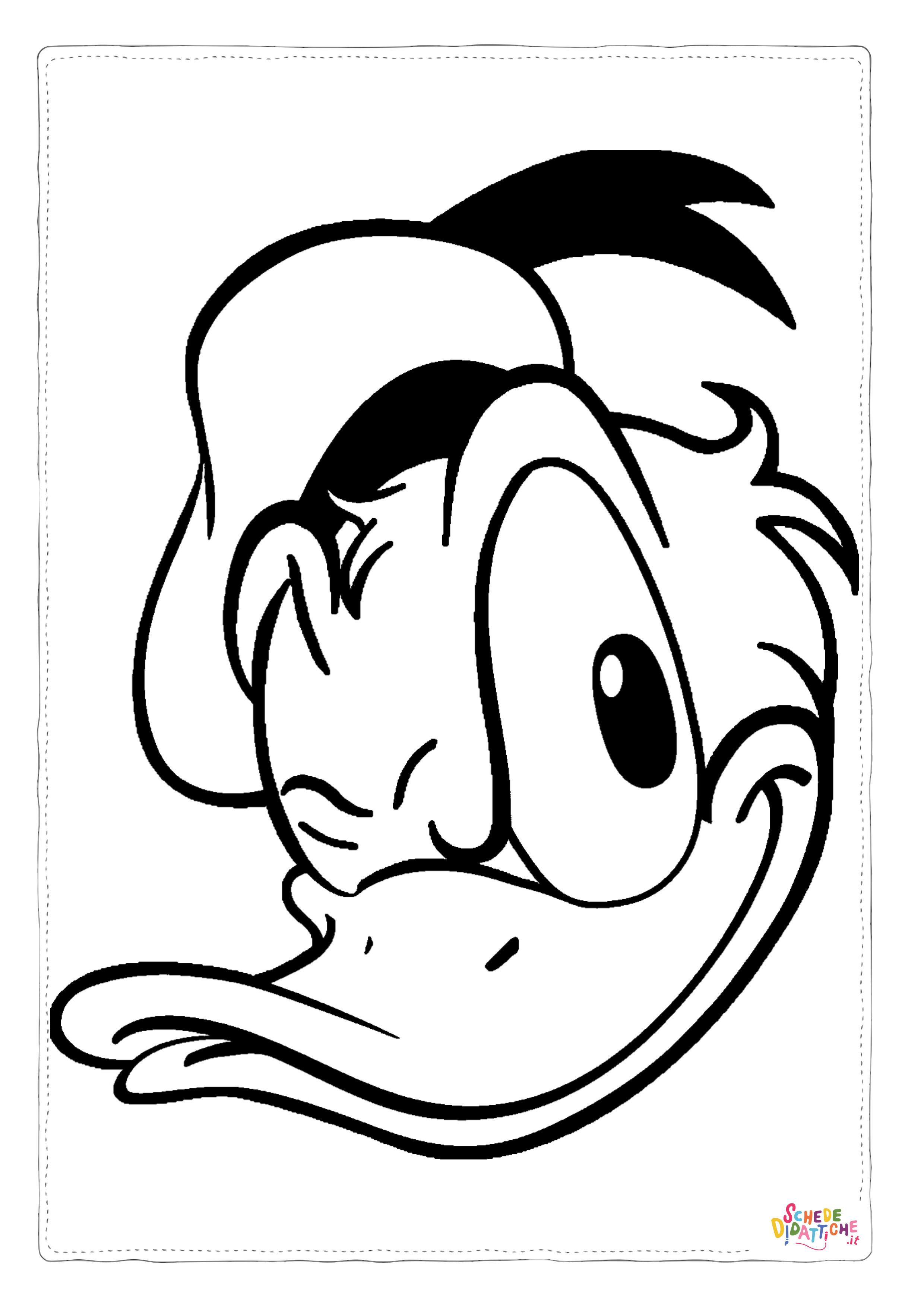 Disegno di Paperino da stampare e colorare 67