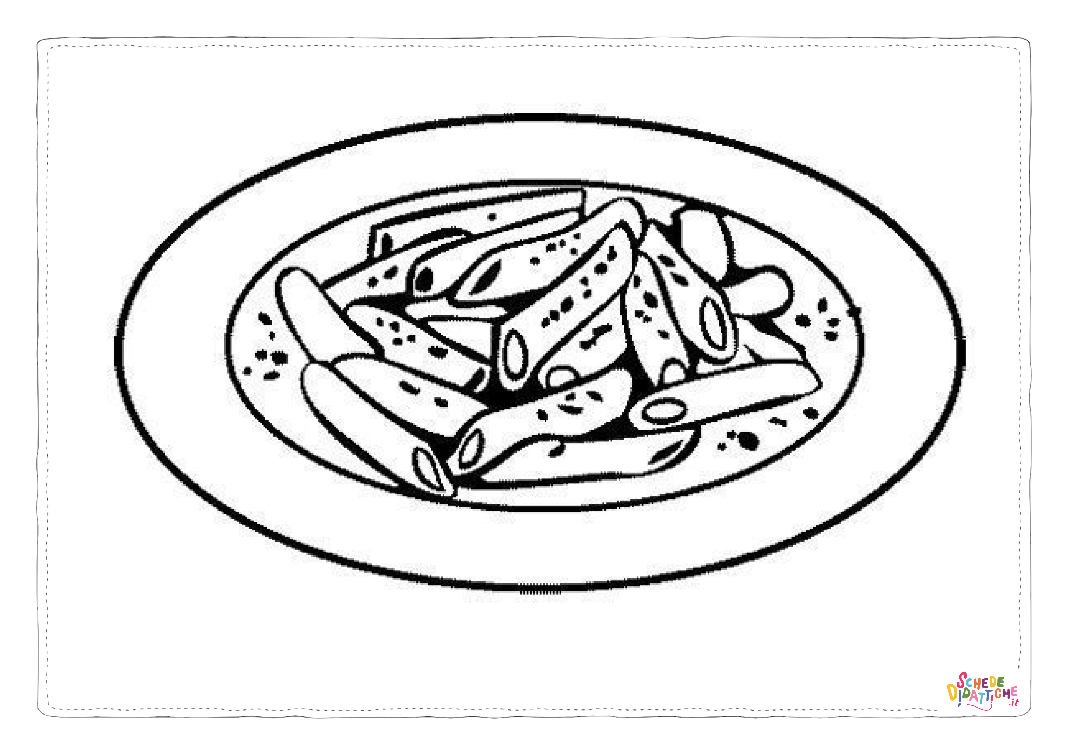 Disegno "Disegno di fast food da stampare e colorare 42" Disegno di fast food da stampare e colorare 42