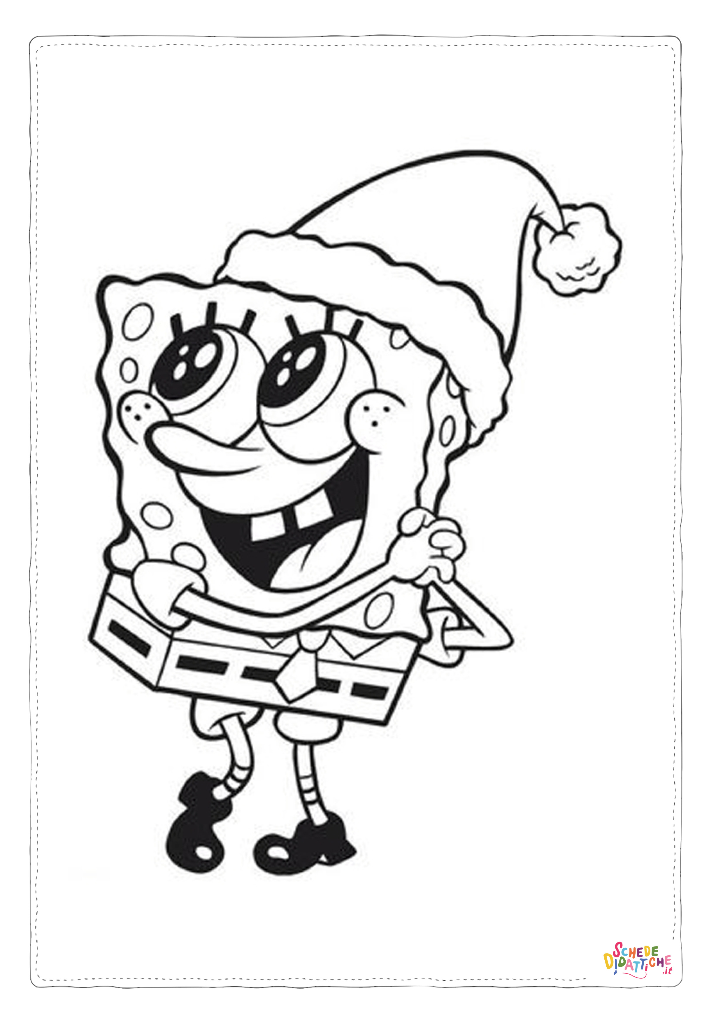 Disegno di Spongebob da stampare e colorare 56
