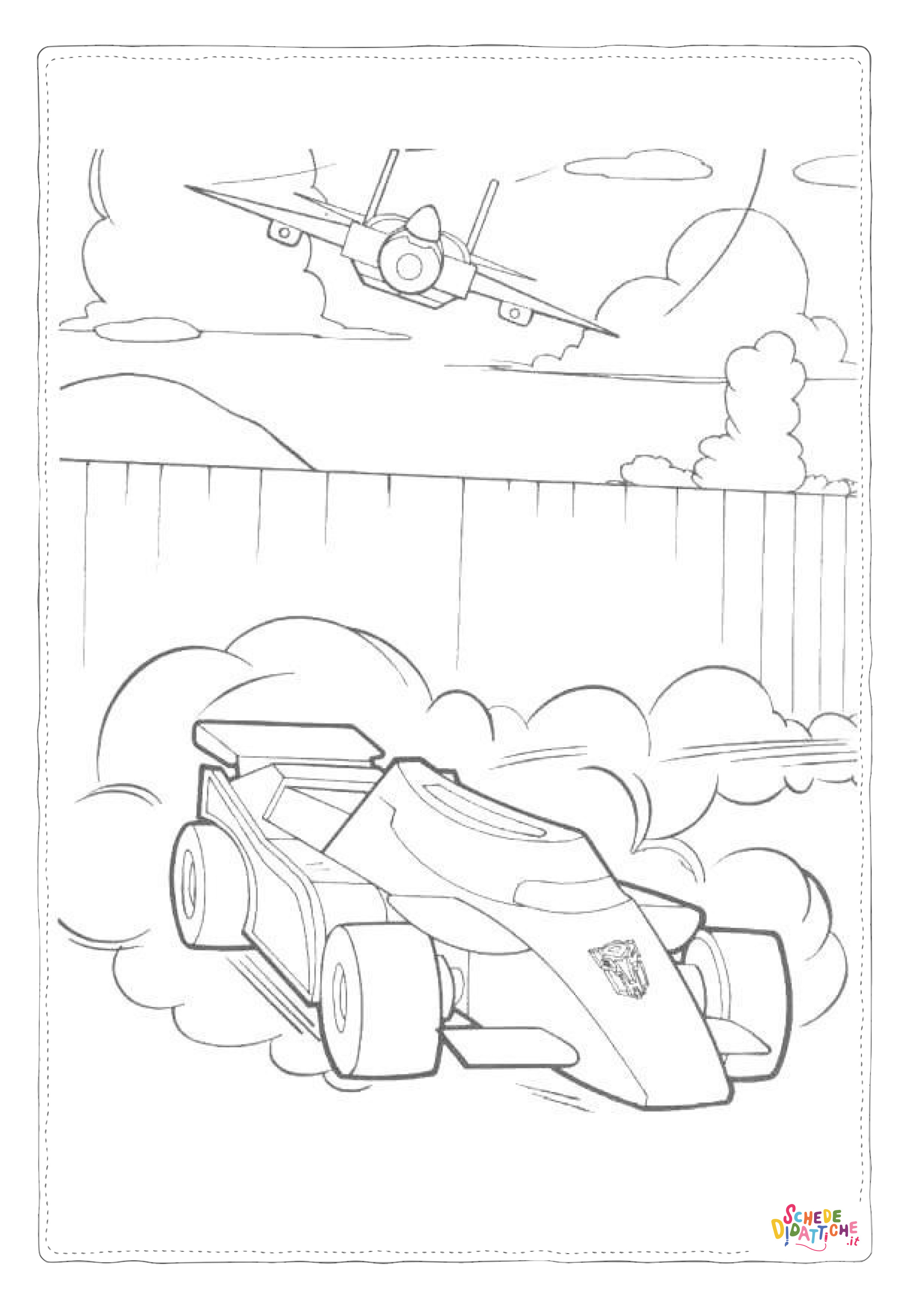 Disegno di Transformers da stampare e colorare 112