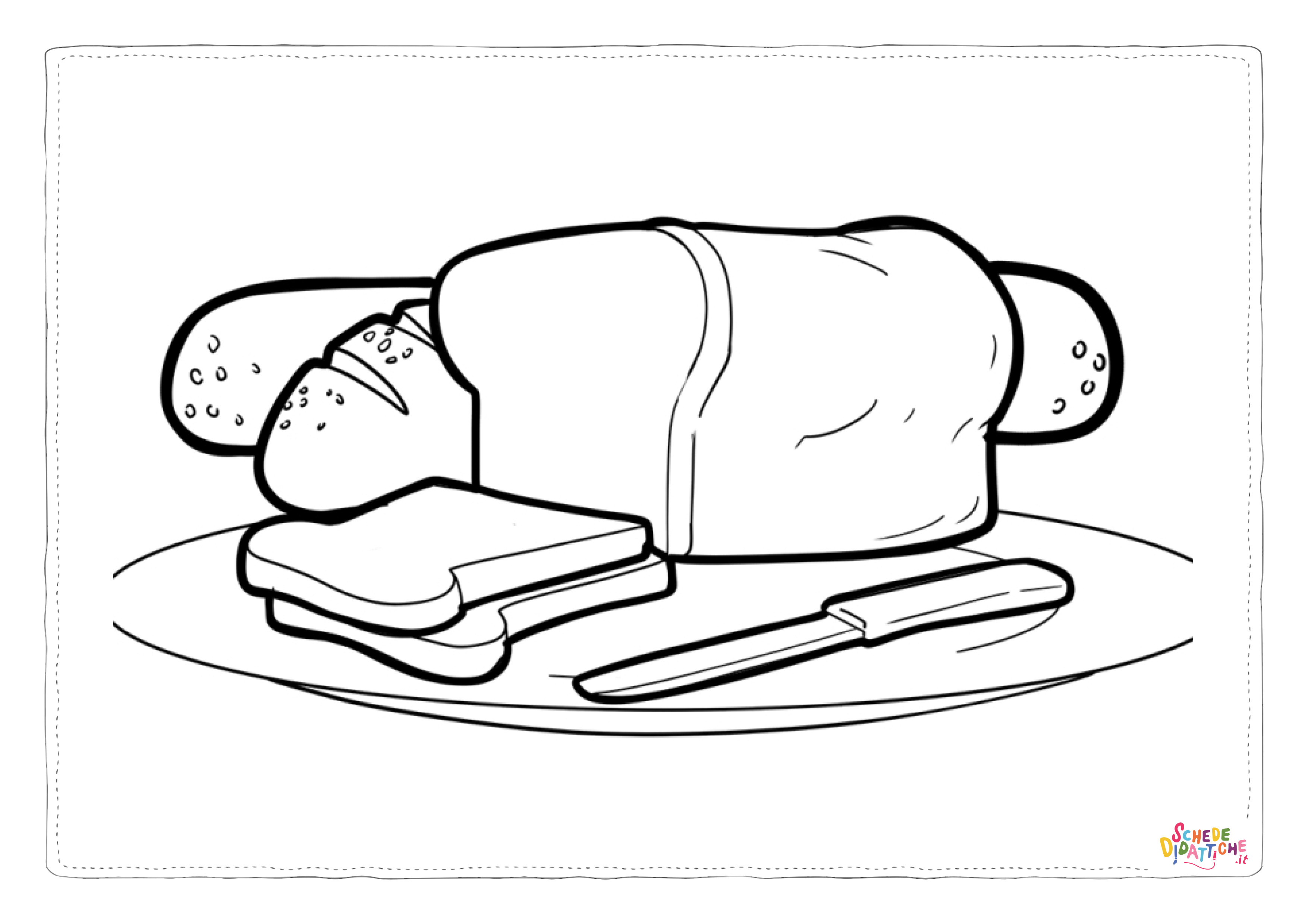 Disegno di colazione da stampare e colorare 33
