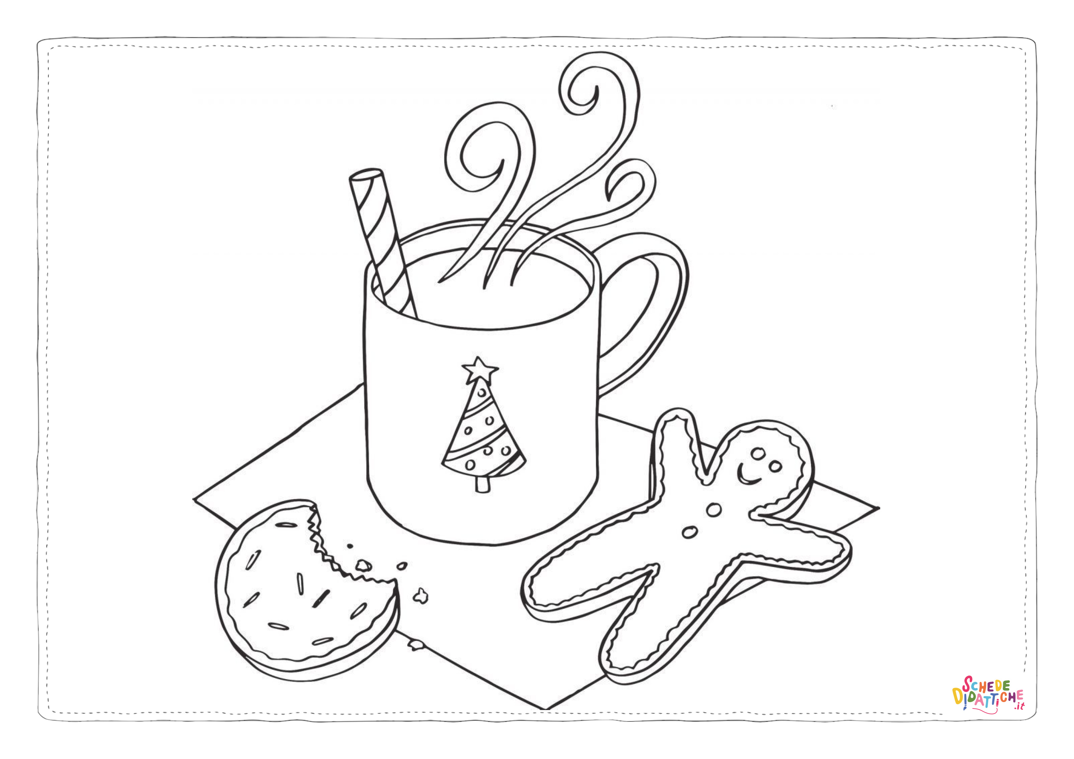 Disegno "Disegno di colazione da stampare e colorare 40" Disegno di colazione da stampare e colorare 40