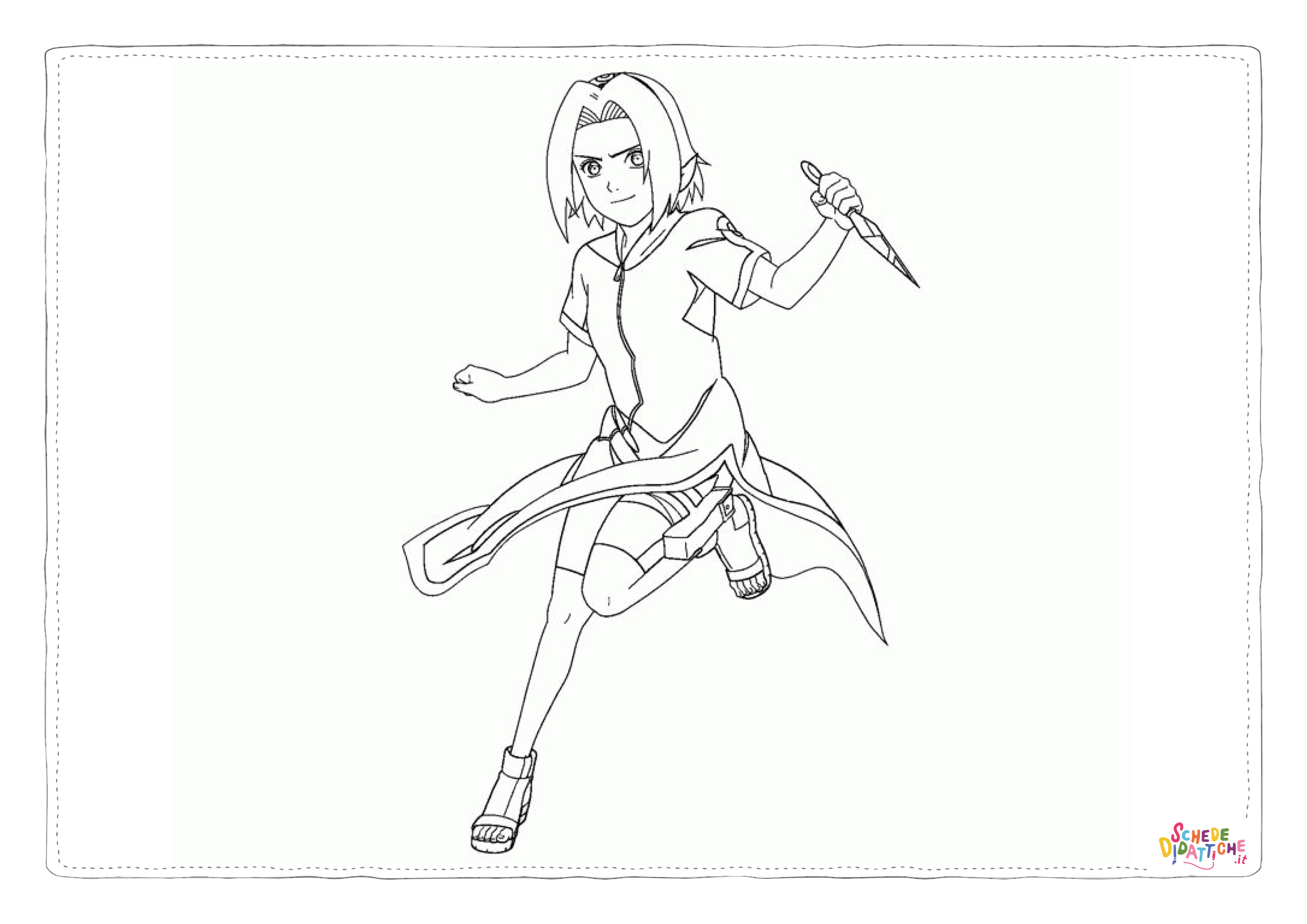 Disegno di Naruto da stampare e colorare 40