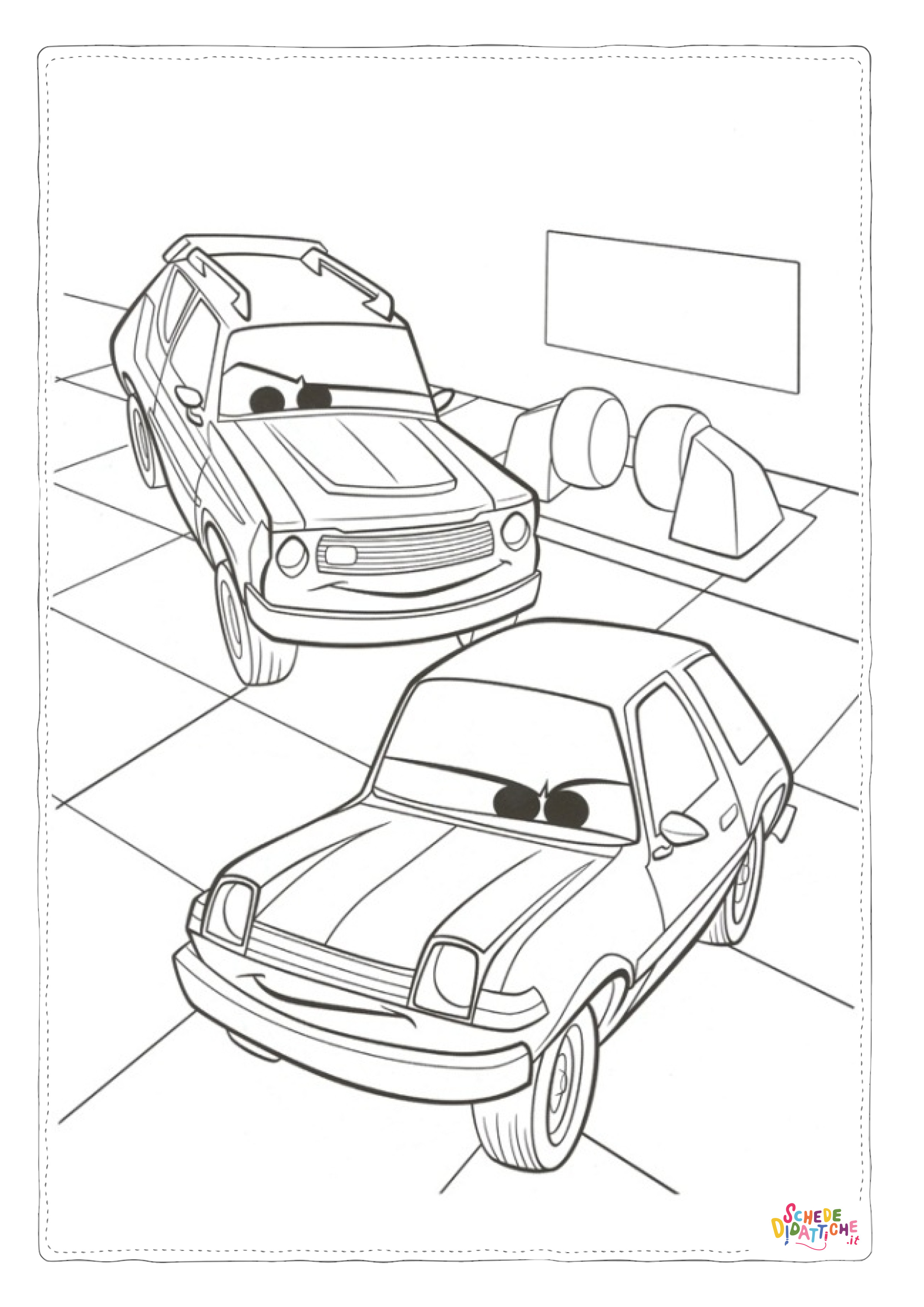 Disegno "Disegno di Cars da stampare e colorare 148" Disegno di Cars da stampare e colorare 148